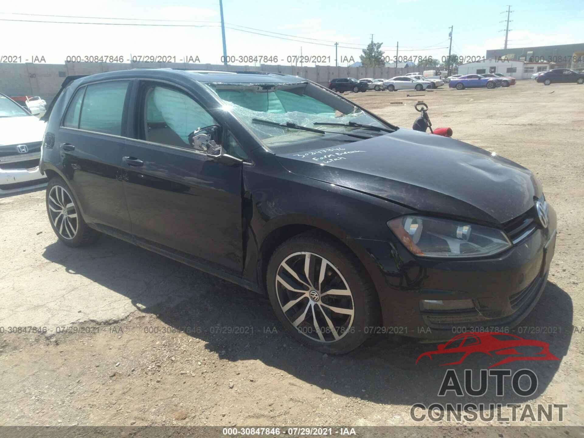 VOLKSWAGEN GOLF 2016 - 3VW217AU4GM047097