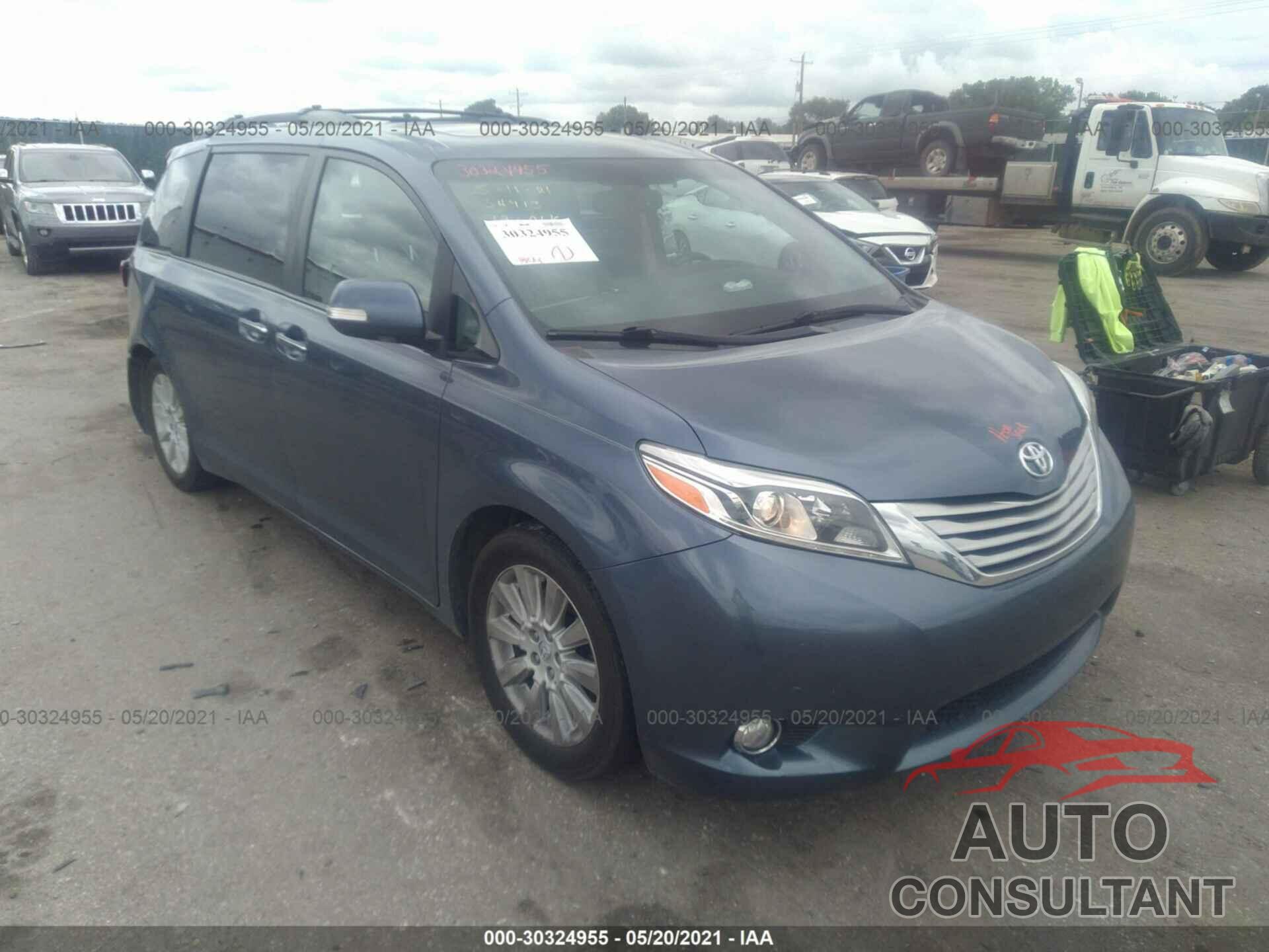 TOYOTA SIENNA 2015 - 5TDYK3DC4FS531937