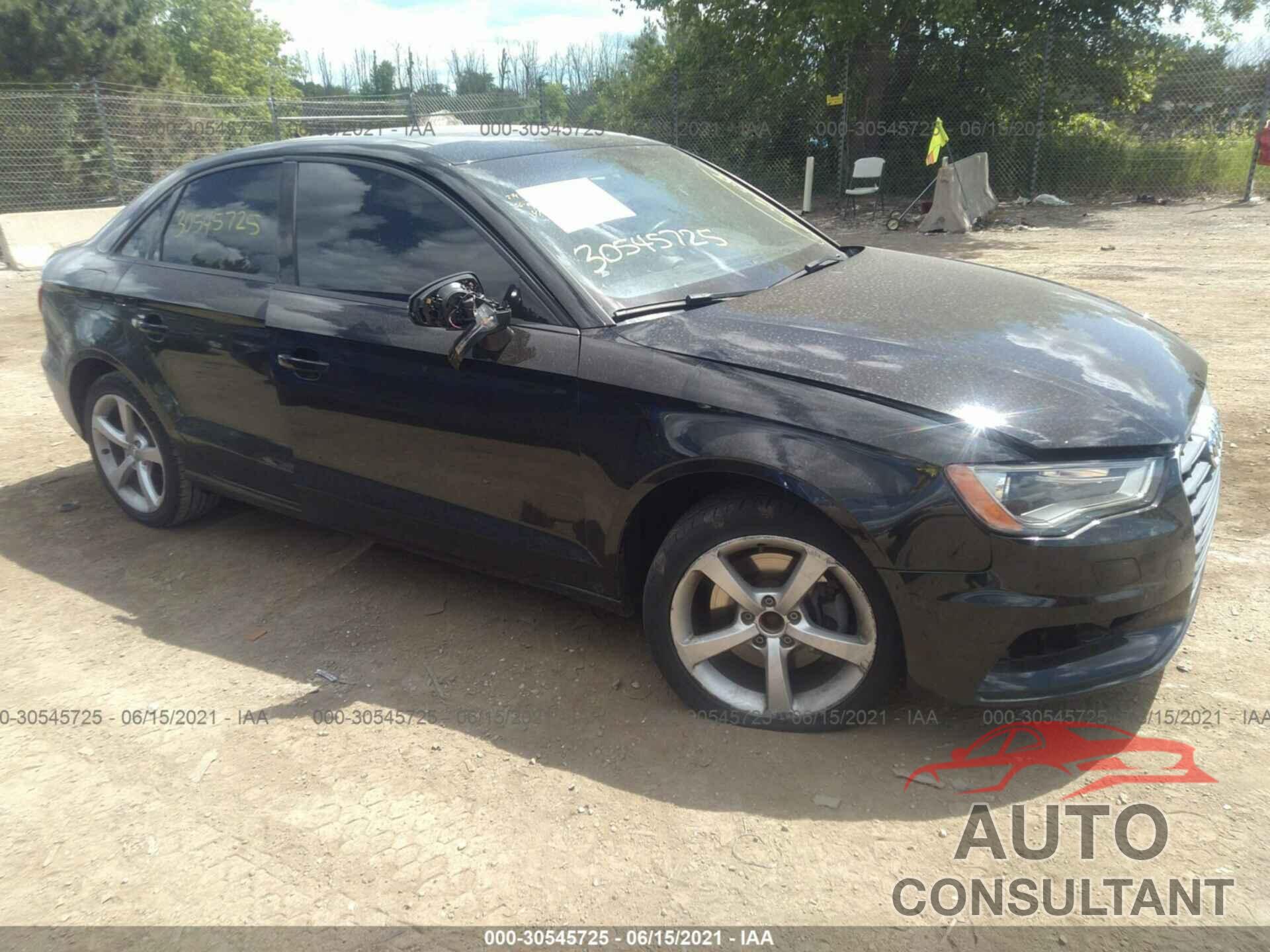 AUDI A3 2016 - WAUA7GFF1G1054459