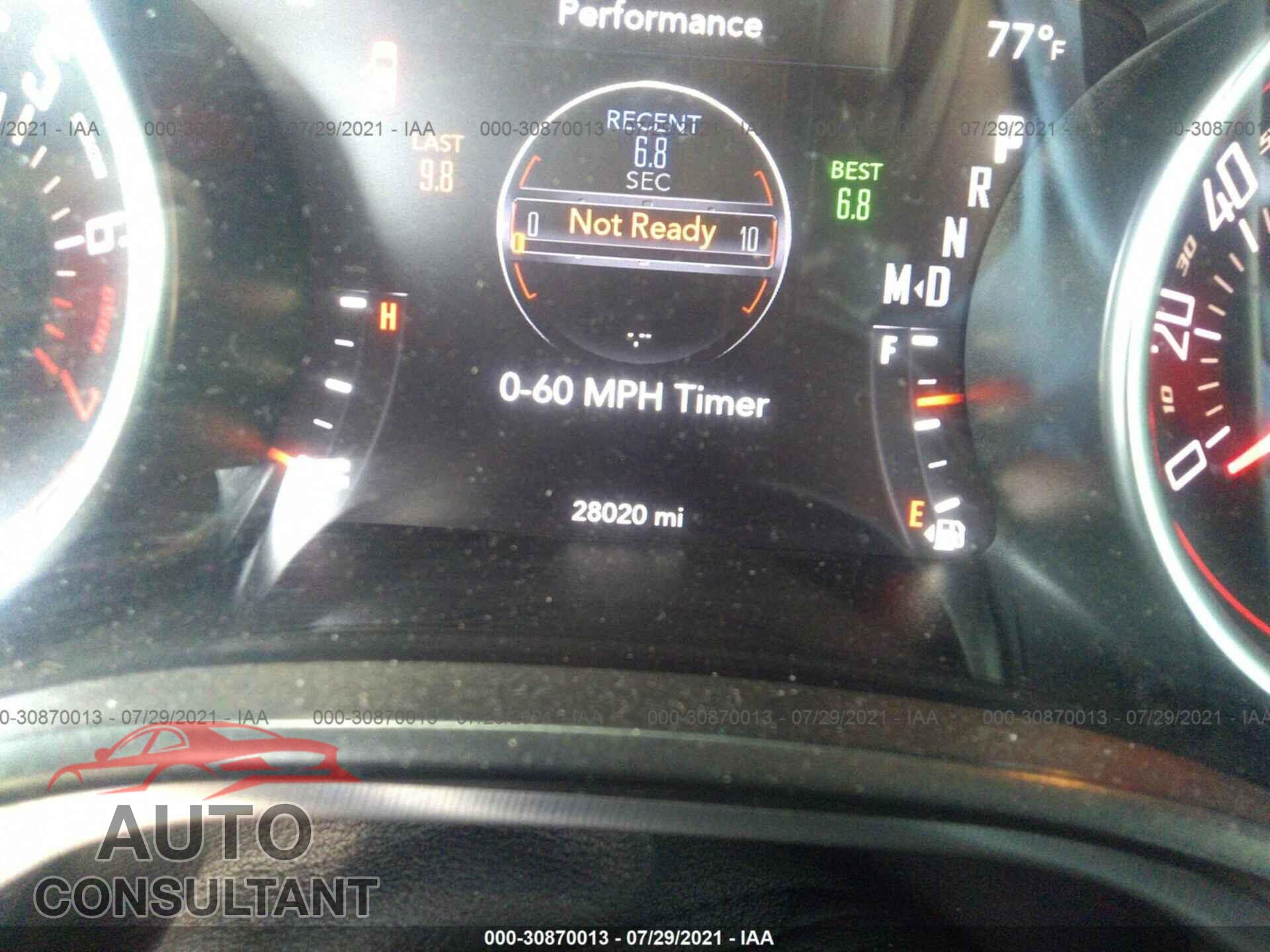 DODGE CHALLENGER 2019 - 2C3CDZAG4KH670039