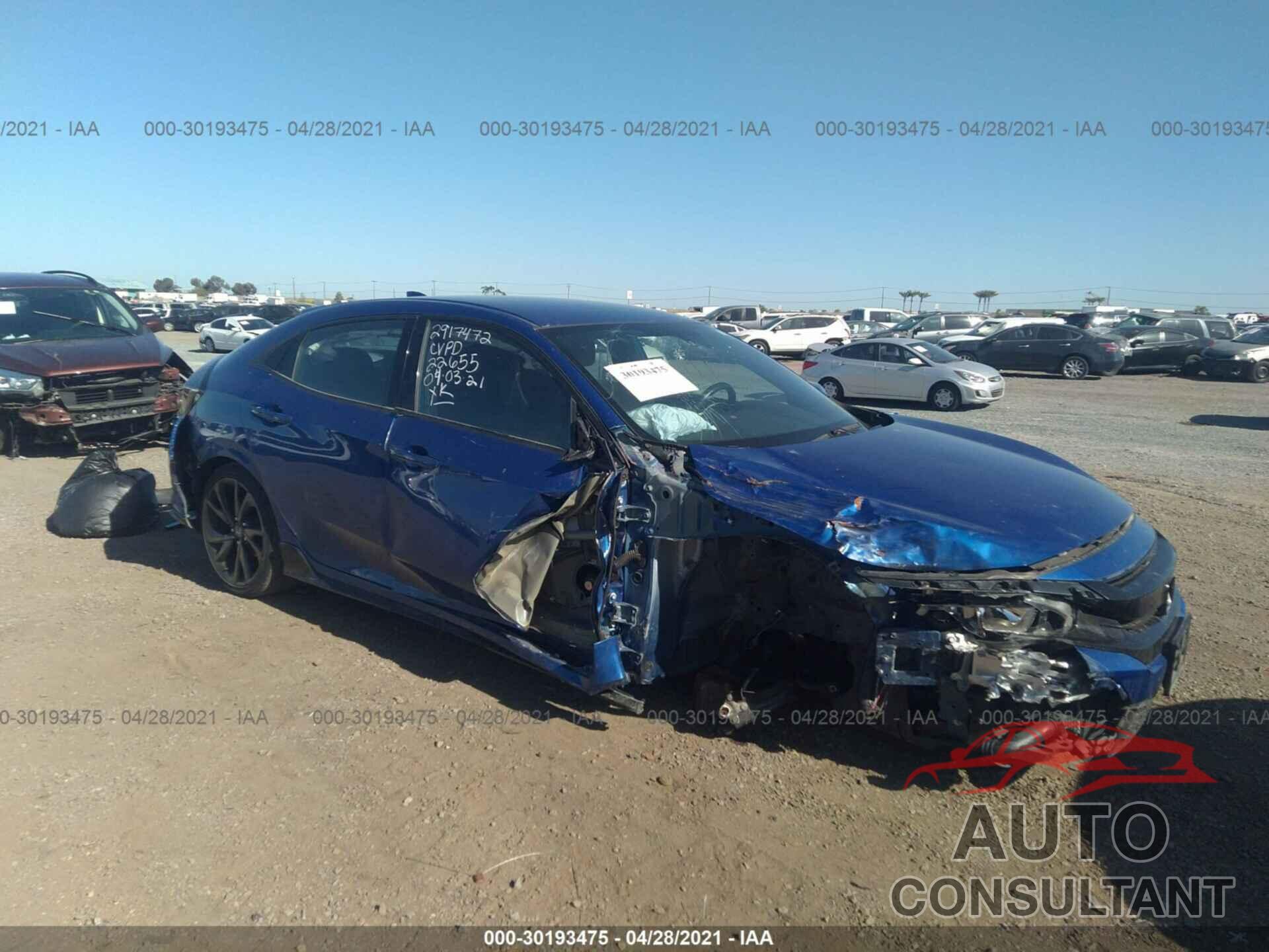 HONDA CIVIC HATCHBACK 2018 - SHHFK7H40JU401358