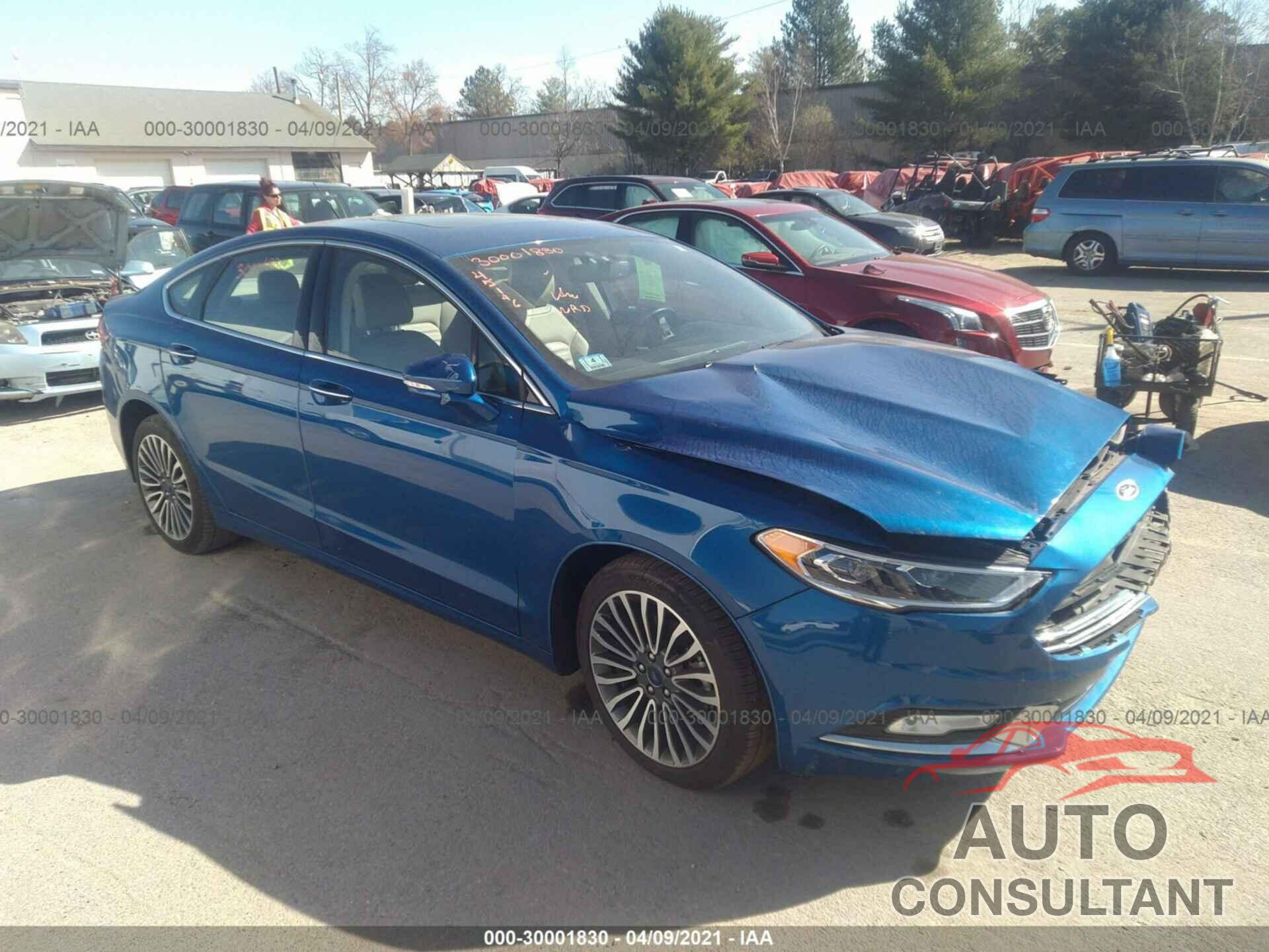 FORD FUSION 2017 - 3FA6P0T93HR400989