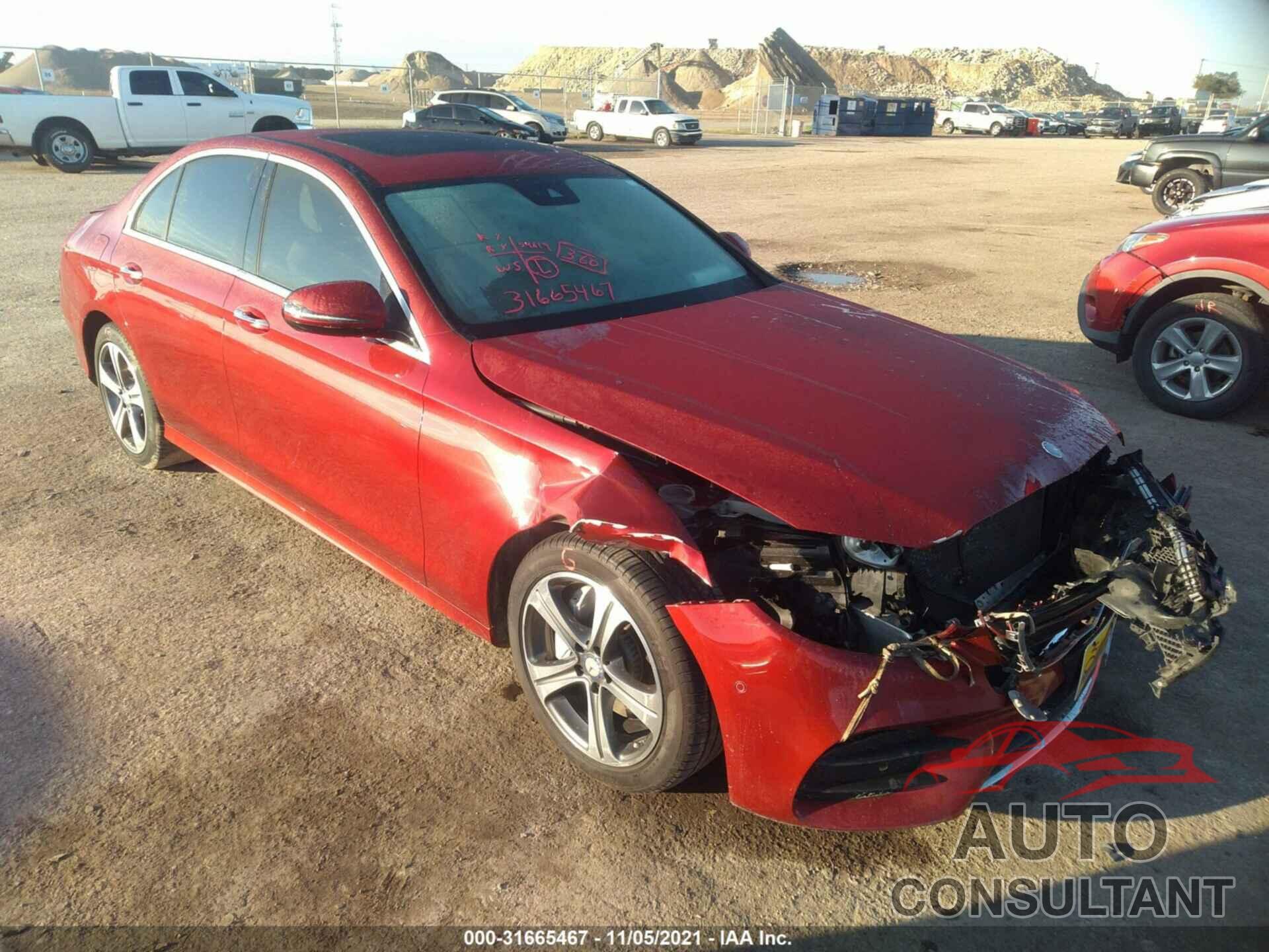 MERCEDES-BENZ E-CLASS 2017 - WDDZF4JB9HA173556