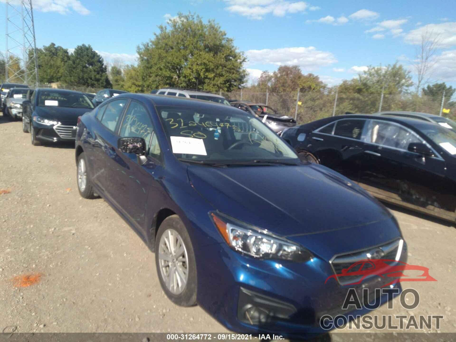 SUBARU IMPREZA 2018 - 4S3GKAD67J3616825