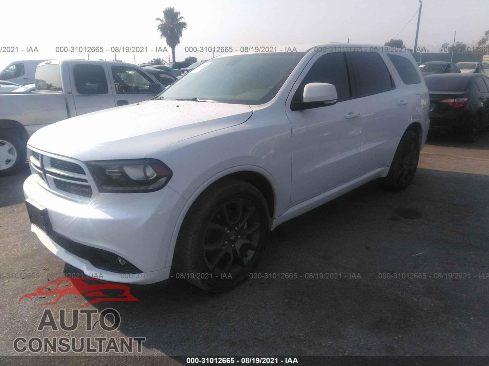 DODGE DURANGO 2017 - 1C4SDHCT8HC686669