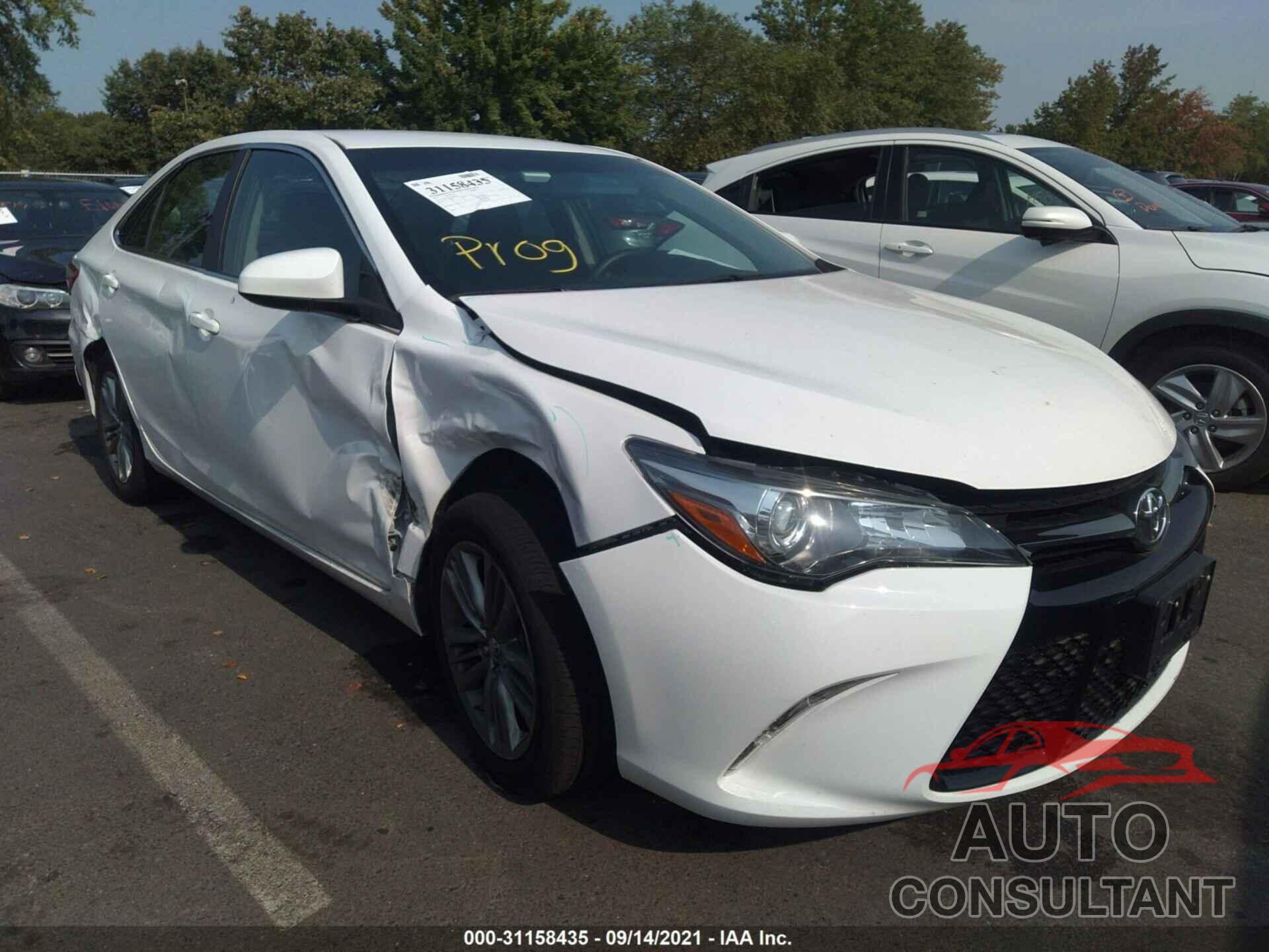 TOYOTA CAMRY 2017 - 4T1BF1FK6HU406483