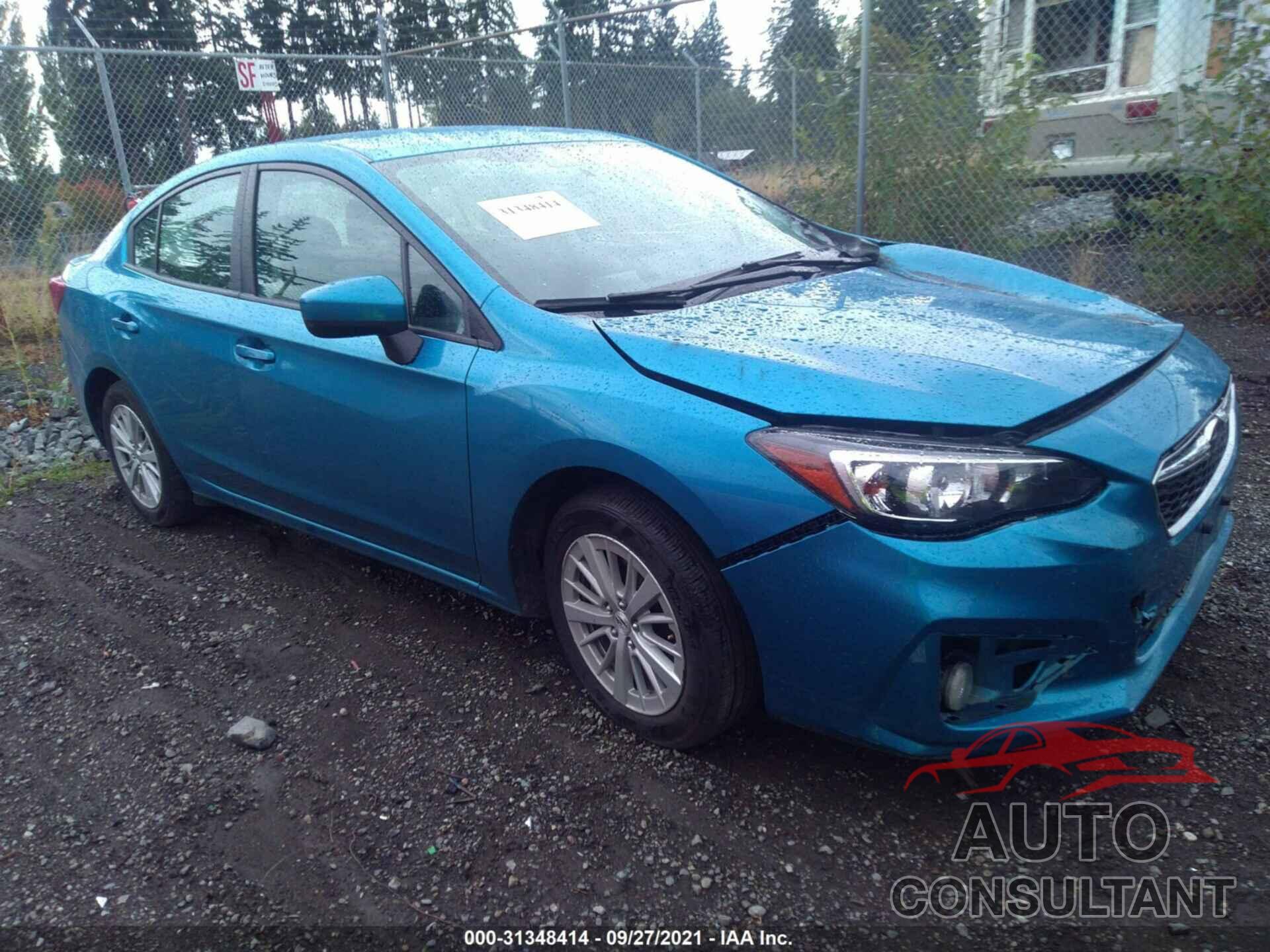 SUBARU IMPREZA 2018 - 4S3GKAD67J3624777