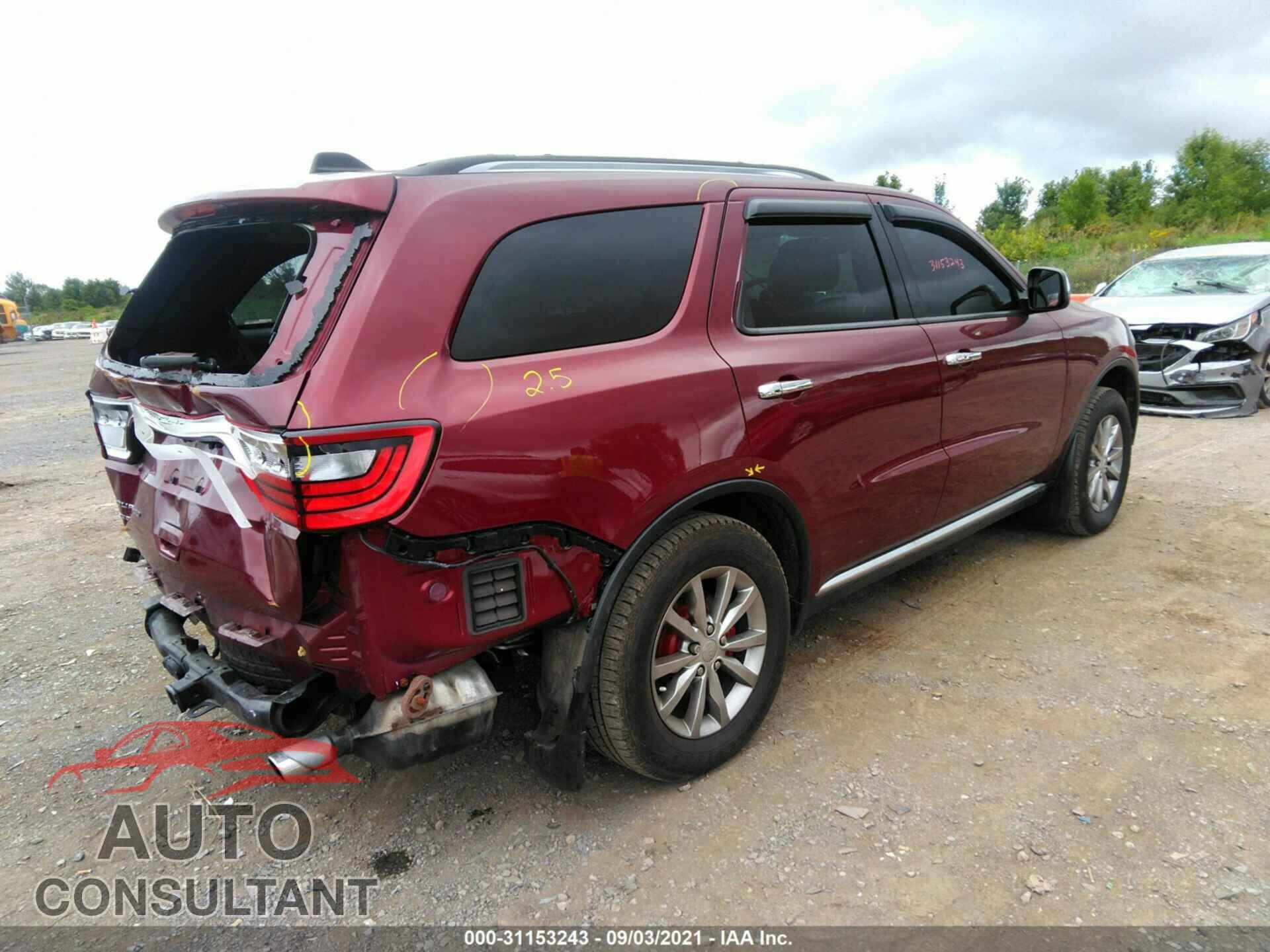 DODGE DURANGO 2017 - 1C4RDJAGXHC757978