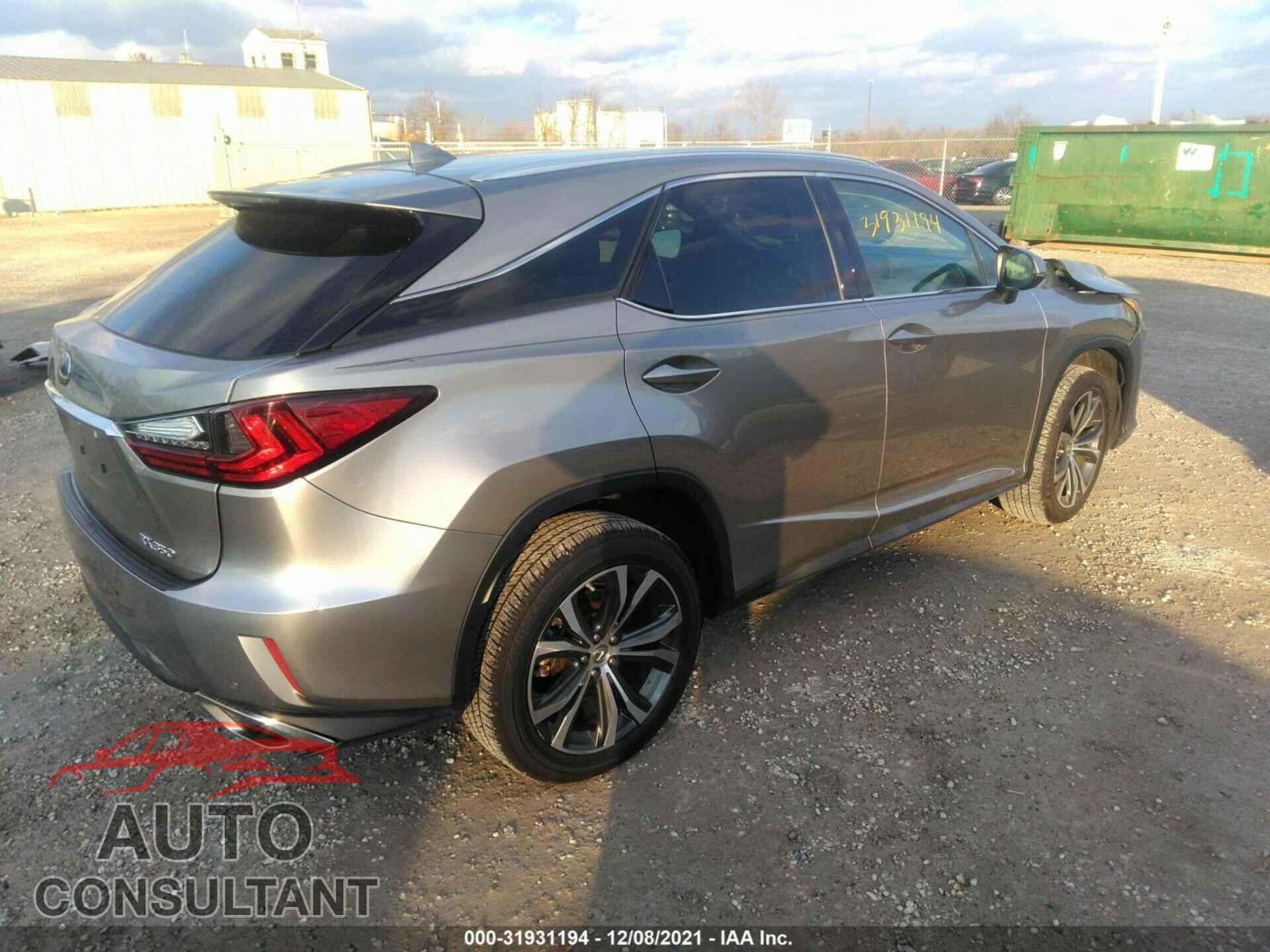LEXUS RX 2017 - 2T2ZZMCA2HC075143