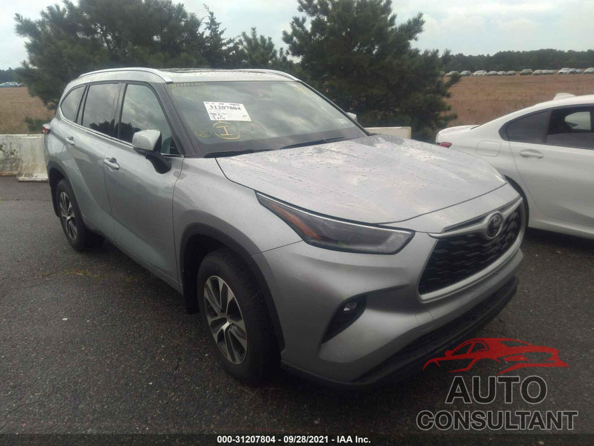 TOYOTA HIGHLANDER 2021 - 5TDGZRBH5MS129706