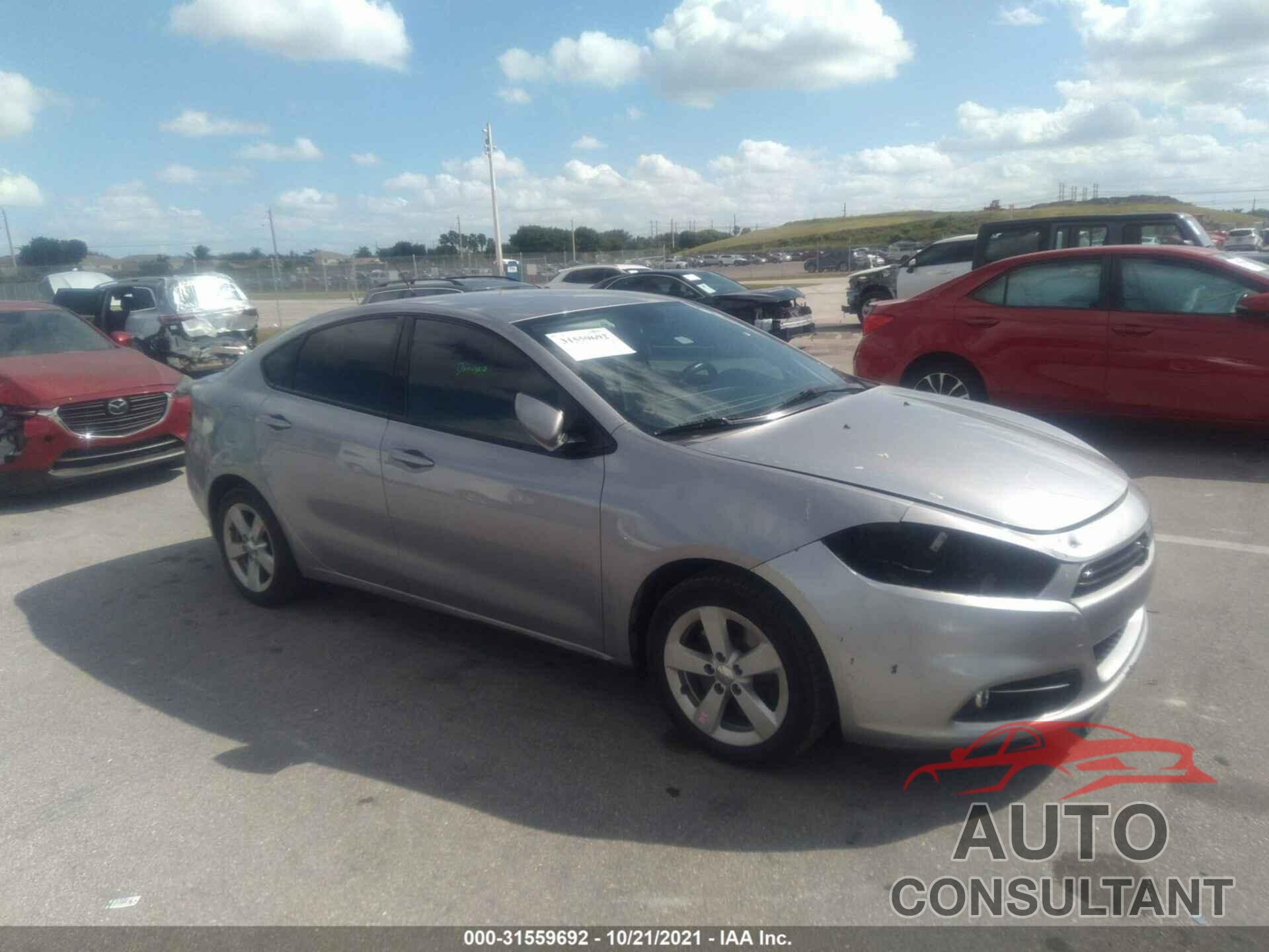 DODGE DART 2016 - 1C3CDFBB1GD515485