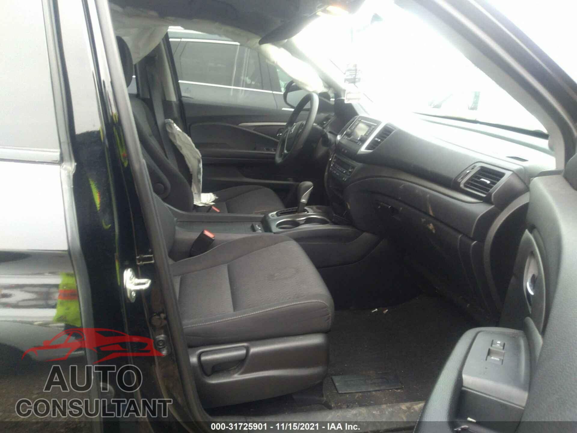 HONDA RIDGELINE 2019 - 5FPYK3F15KB044179