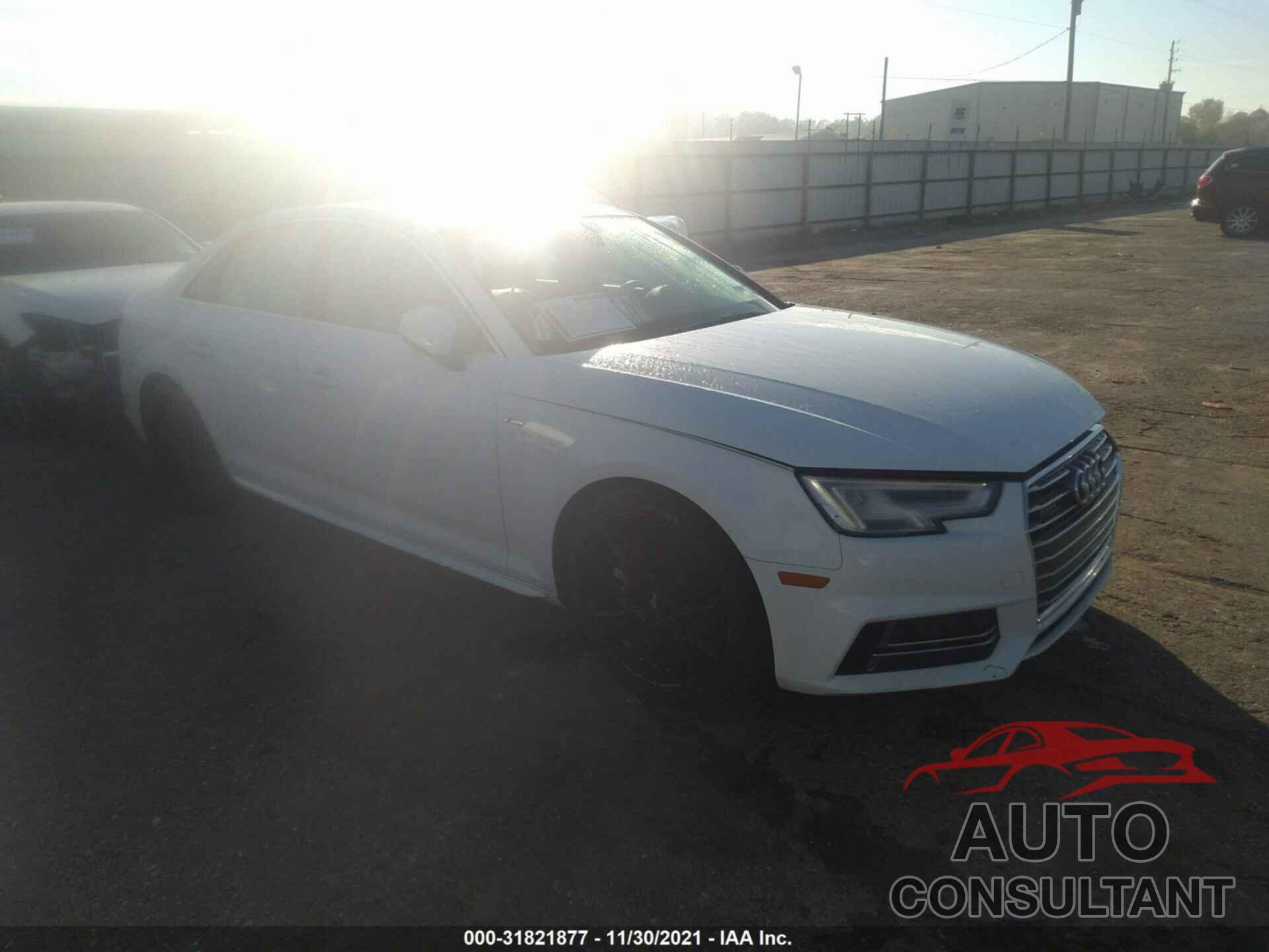 AUDI A4 2017 - WAUENAF48HN028518