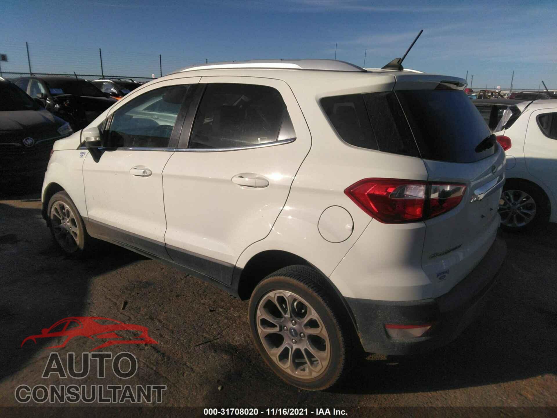 FORD ECOSPORT 2020 - MAJ6S3KL9LC358171
