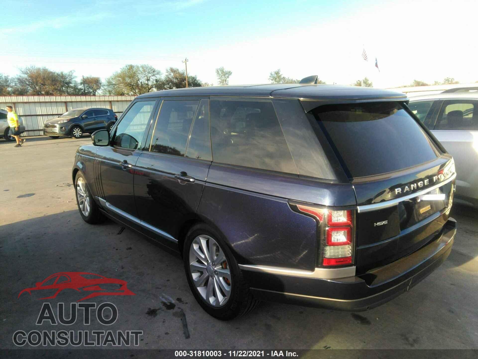 LAND ROVER RANGE ROVER 2017 - SALGS2FV4HA362869