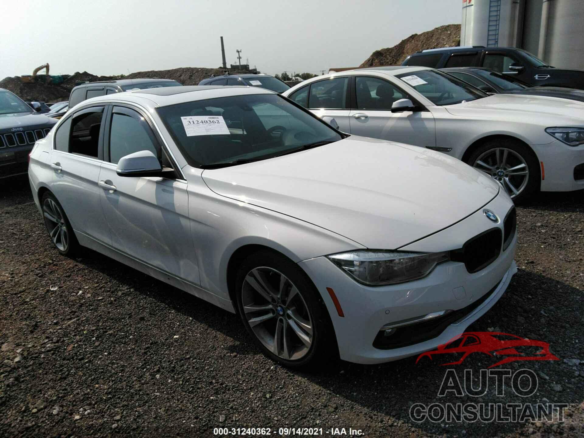 BMW 3 SERIES 2016 - WBA8E3G54GNT79537