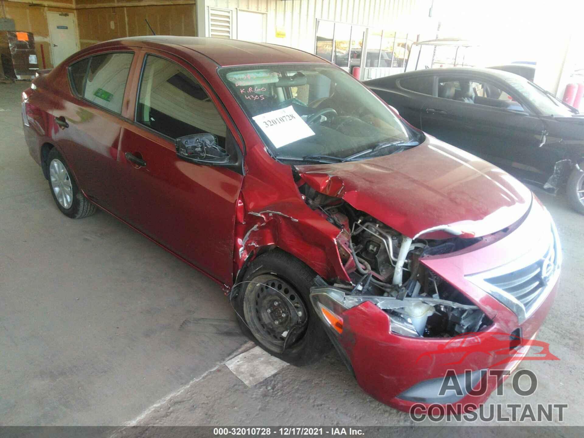 NISSAN VERSA 2016 - 3N1CN7AP0GL834305