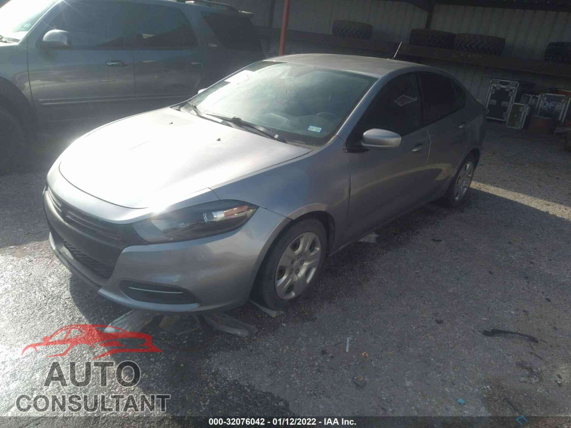 DODGE DART 2016 - 1C3CDFAA2GD592262