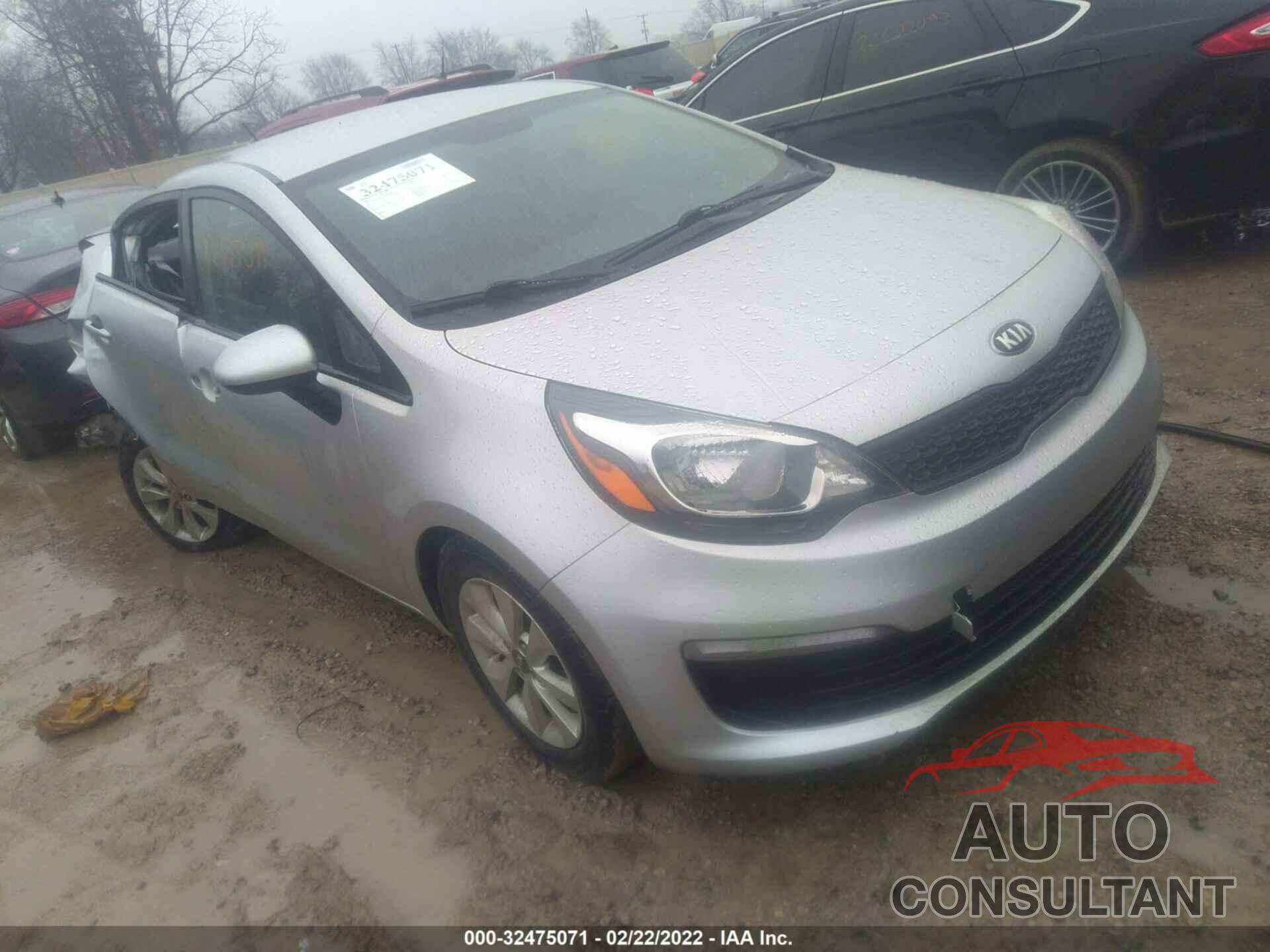 KIA RIO 2017 - KNADM4A39H6061892