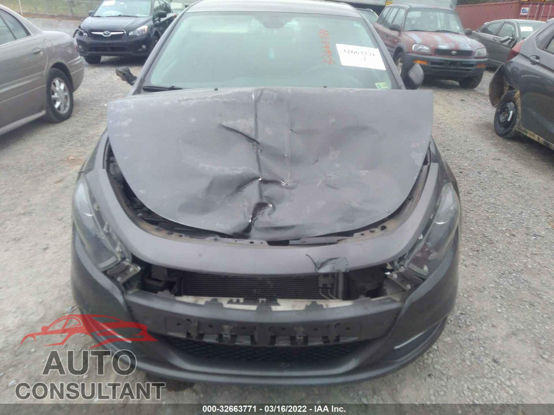 DODGE DART 2016 - 1C3CDFBB5GD769894