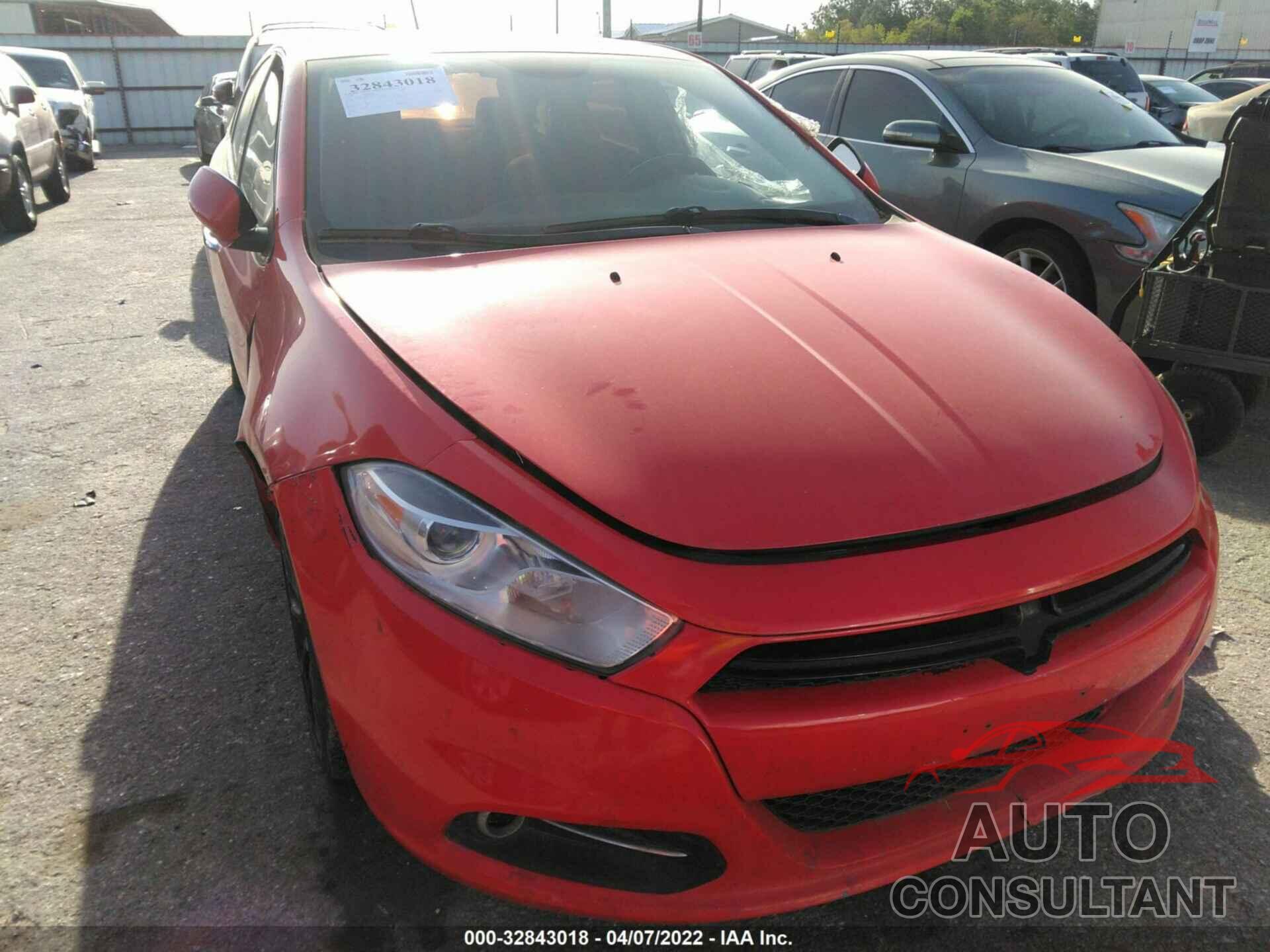 DODGE DART 2016 - 1C3CDFFA6GD816108