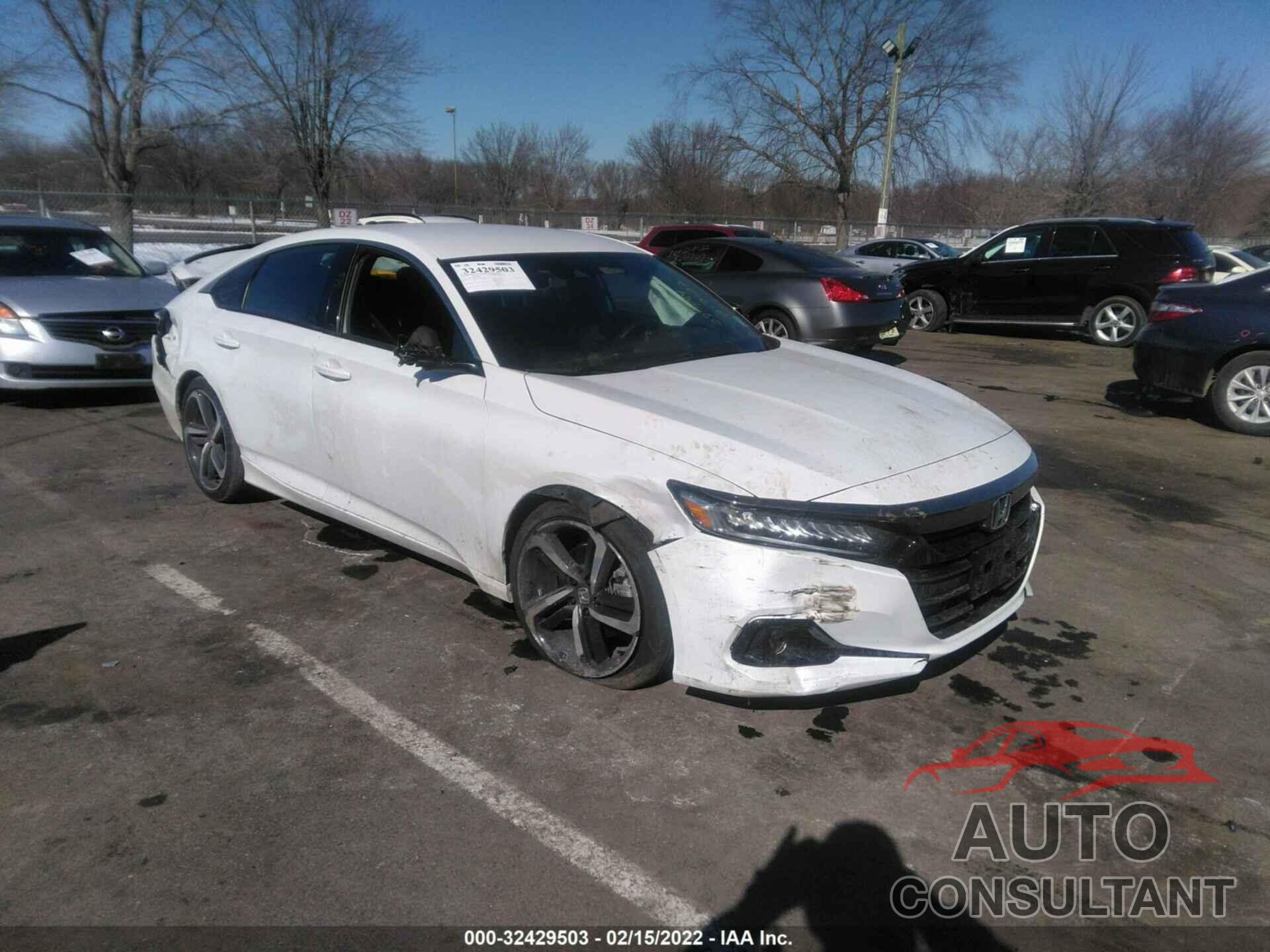 HONDA ACCORD SEDAN 2021 - 1HGCV1F39MA077764