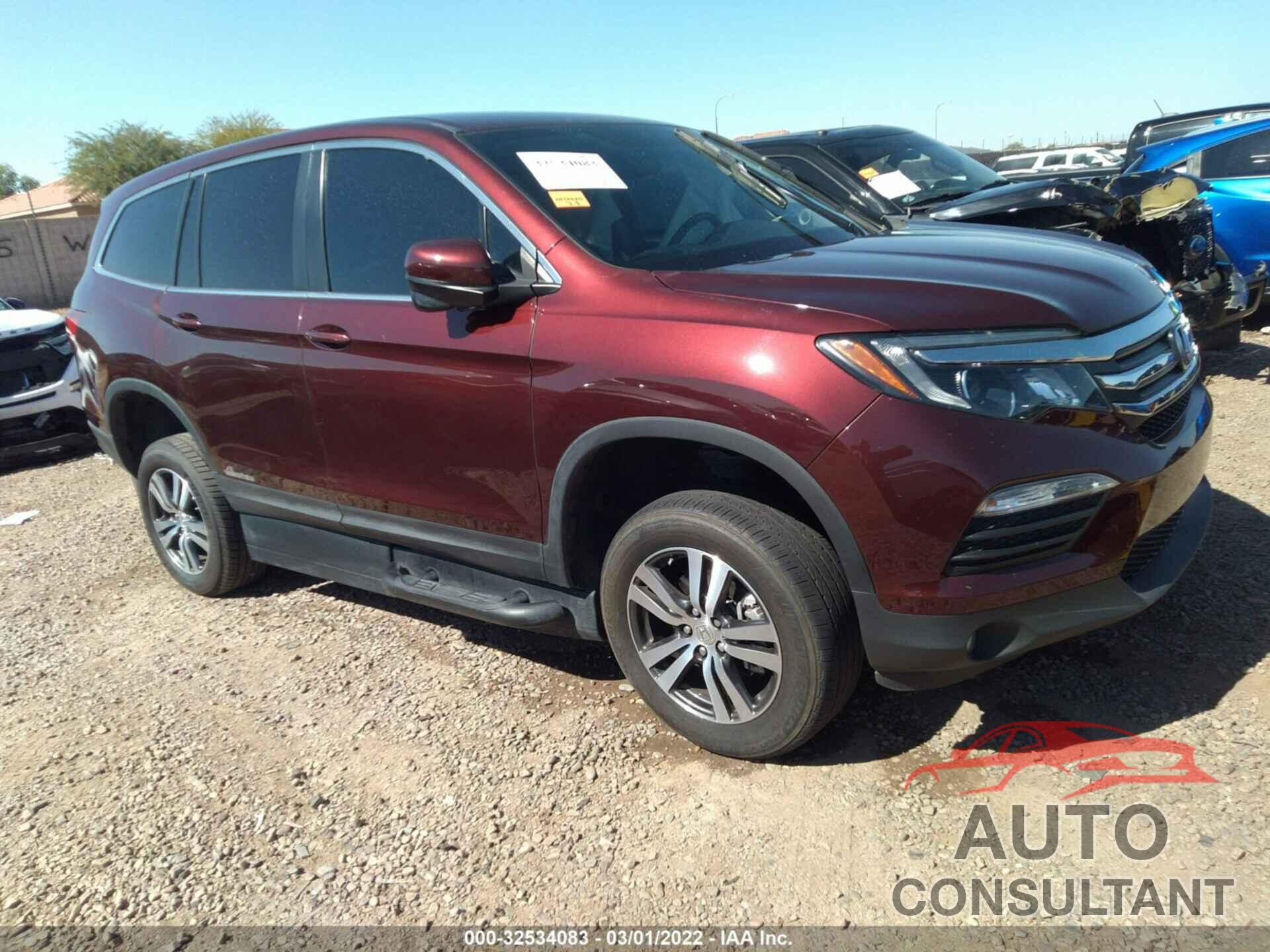 HONDA PILOT 2018 - 5FNYF5H37JB016910