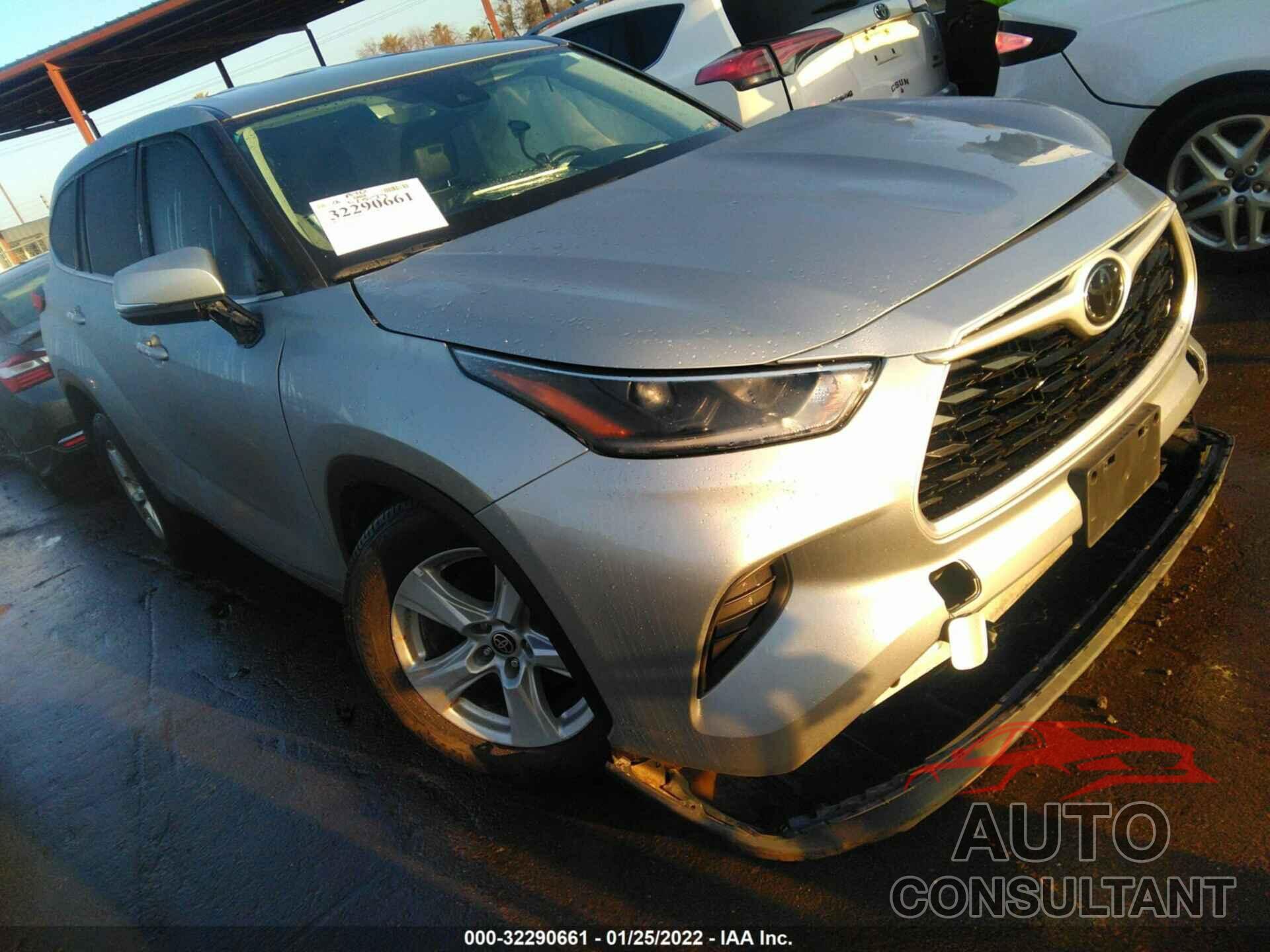 TOYOTA HIGHLANDER 2021 - 5TDCZRAH6MS046673