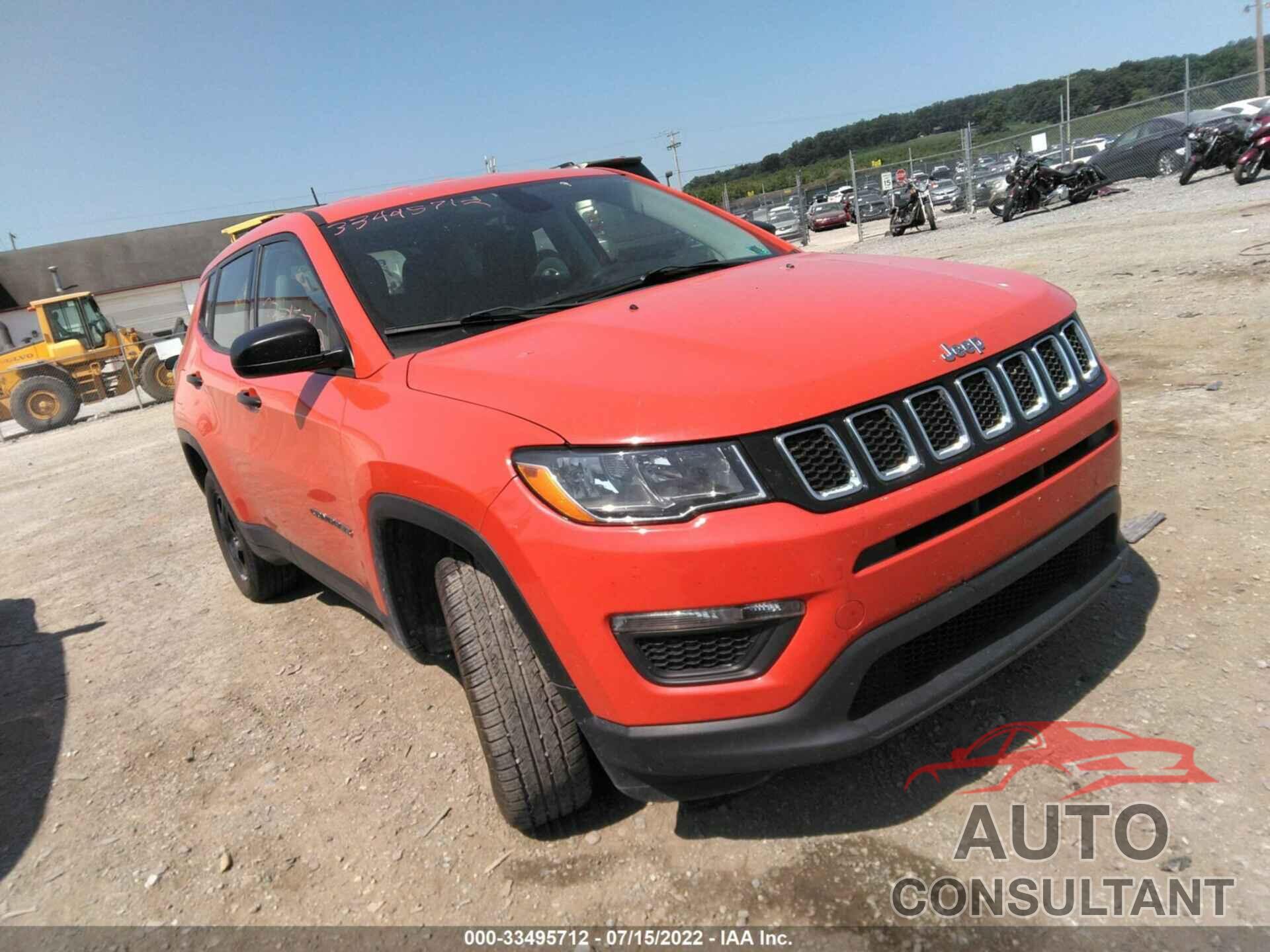 JEEP COMPASS 2017 - 3C4NJDAB4HT646912