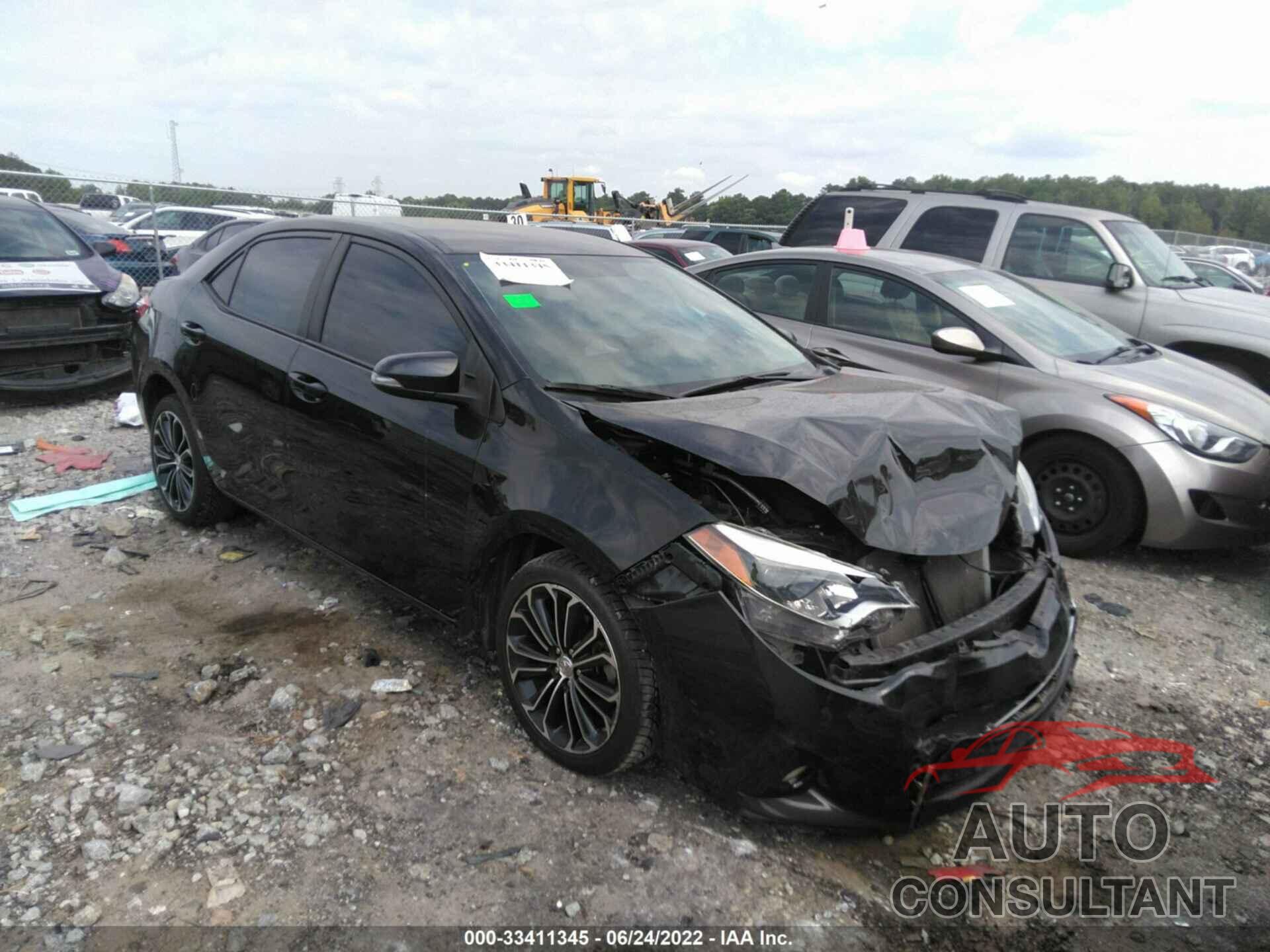 TOYOTA COROLLA 2016 - 2T1BURHE4GC685749