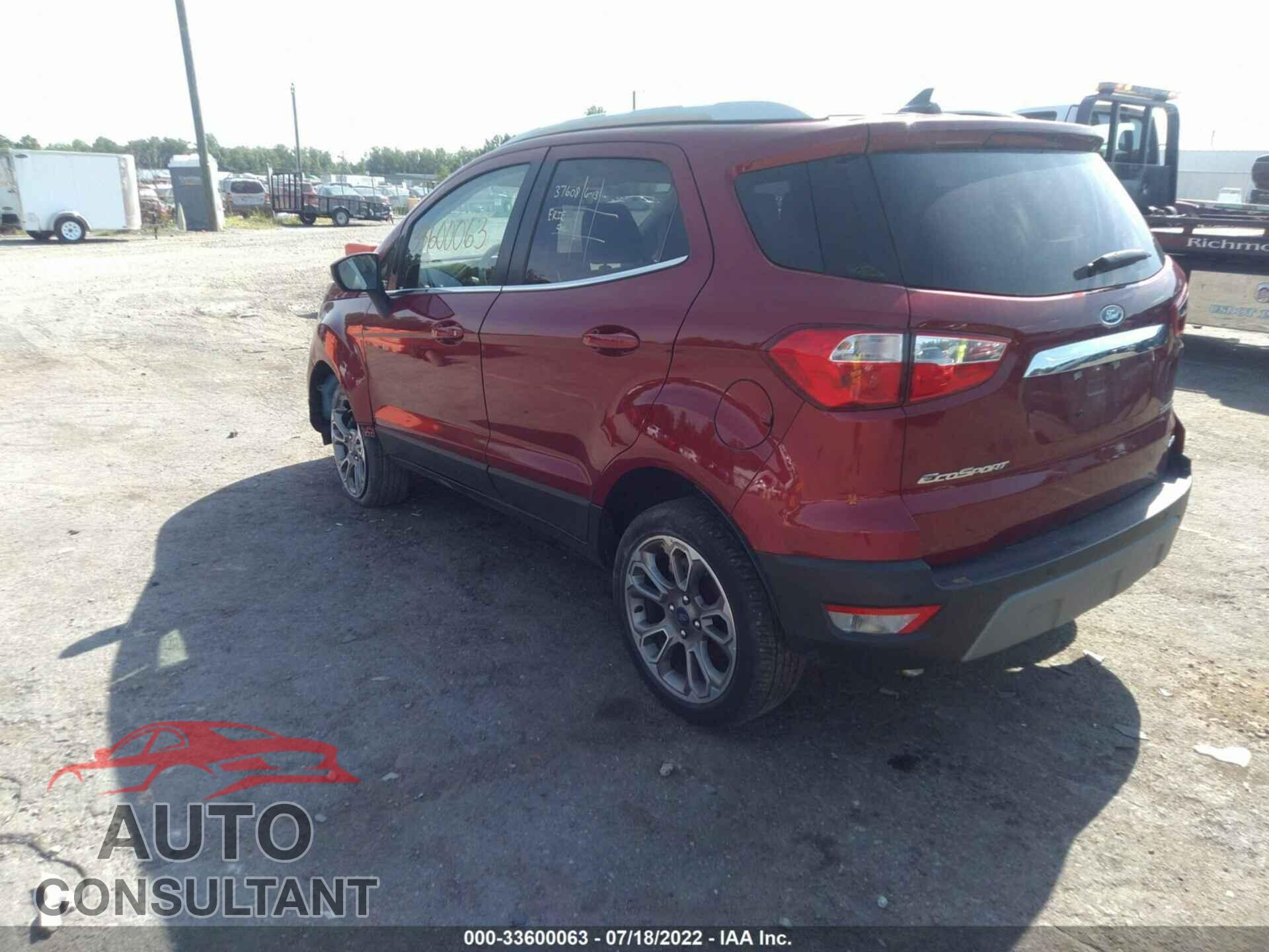 FORD ECOSPORT 2019 - MAJ6S3KL8KC294431