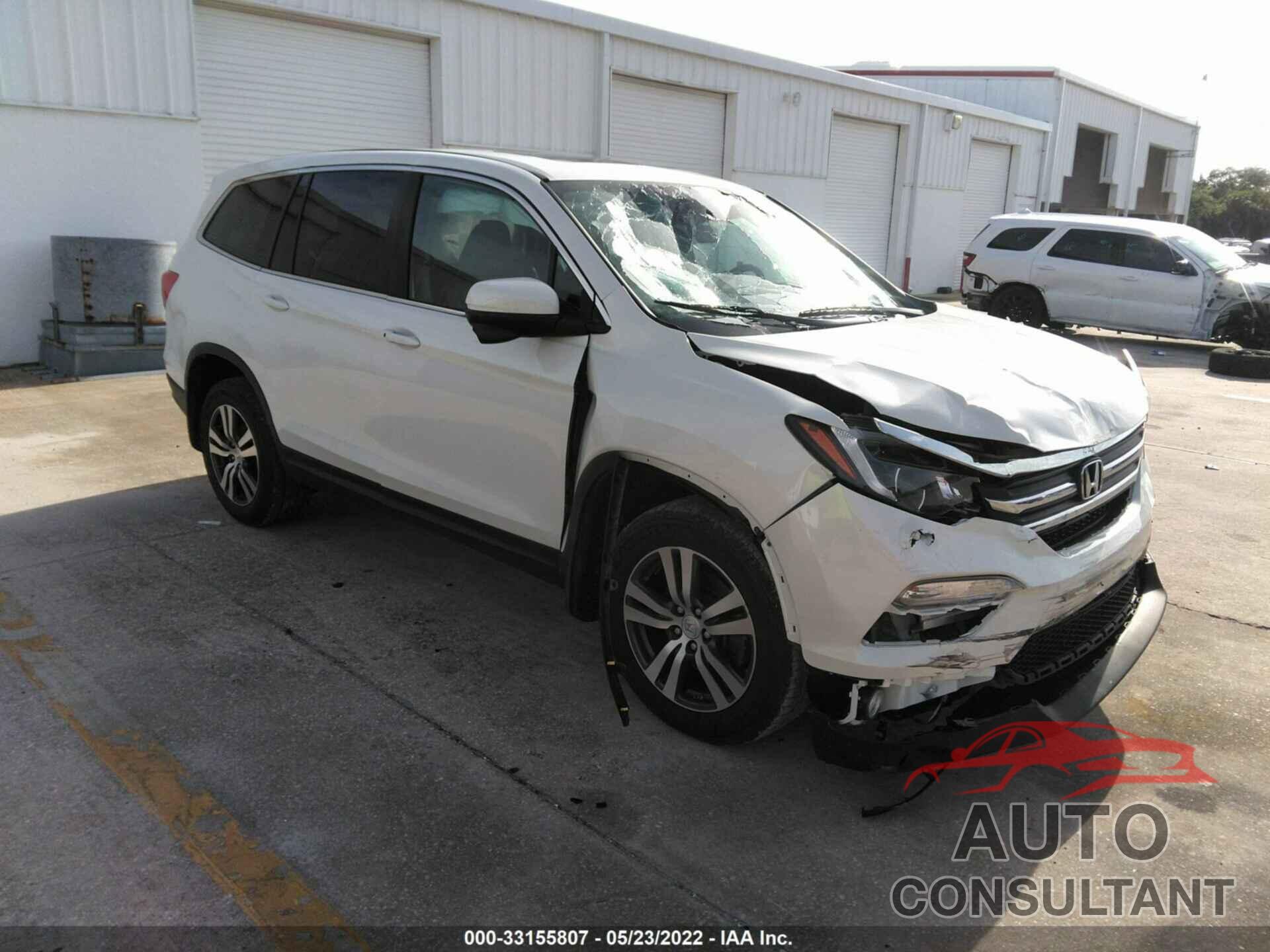 HONDA PILOT 2016 - 5FNYF6H5XGB013340