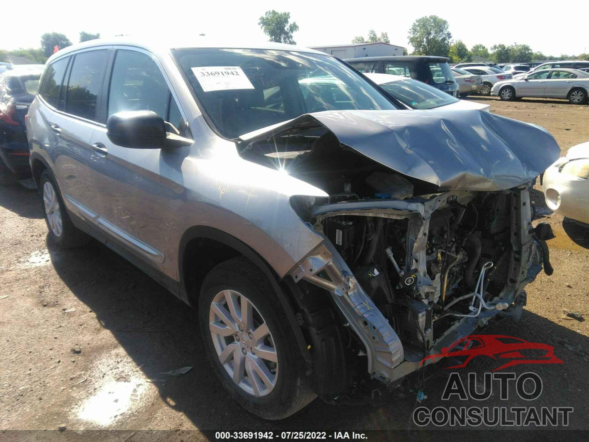 HONDA PILOT 2019 - 5FNYF6H12KB099023
