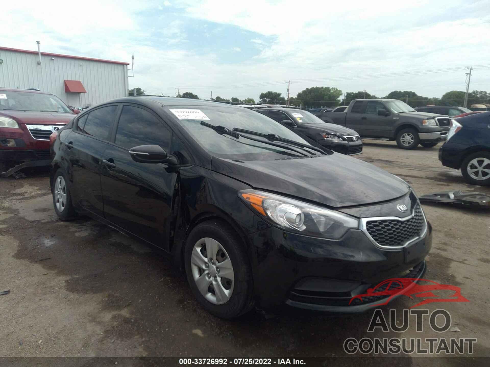 KIA FORTE 2016 - KNAFX4A65G5558503