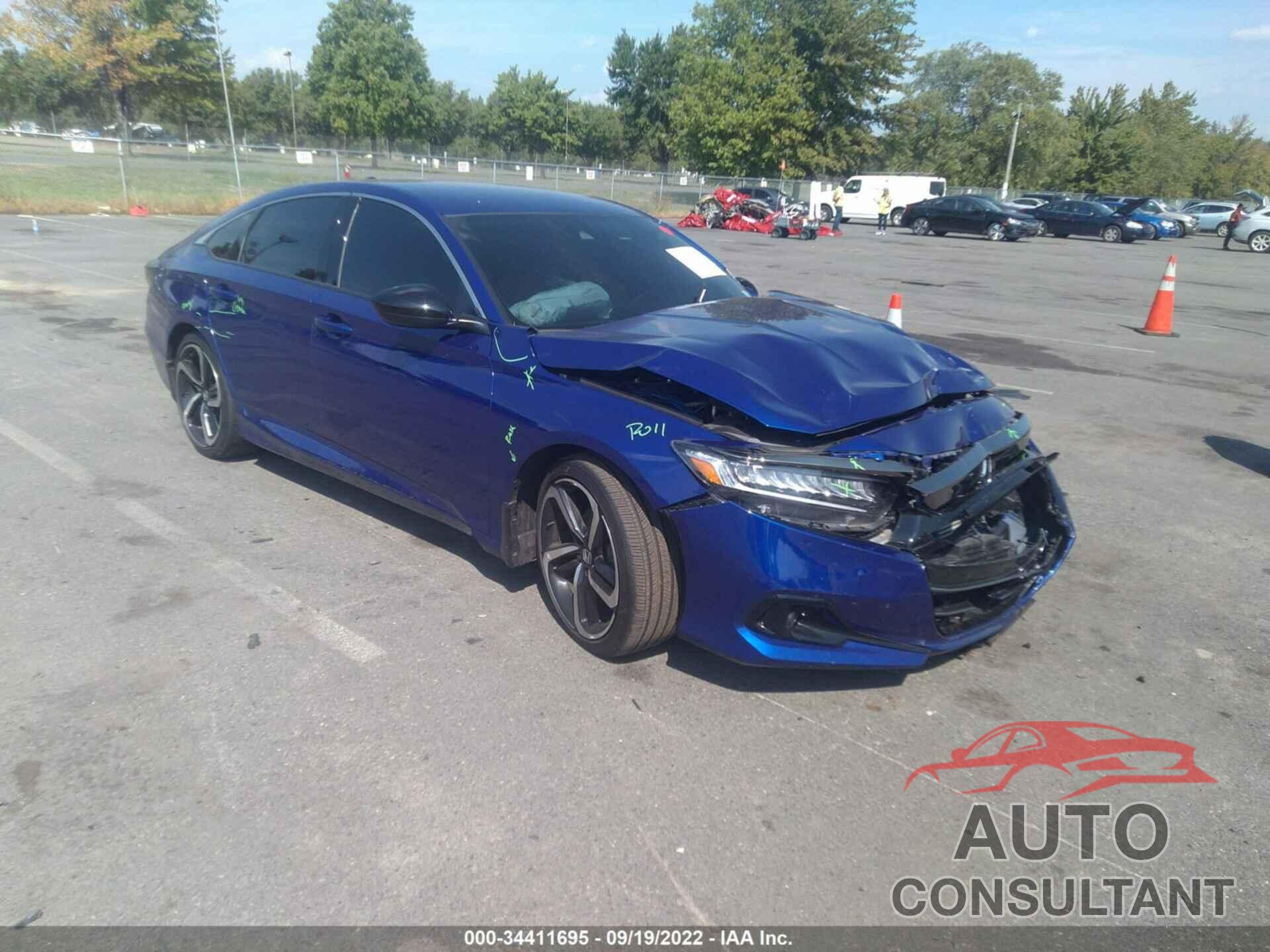 HONDA ACCORD SEDAN 2021 - 1HGCV1F44MA113143