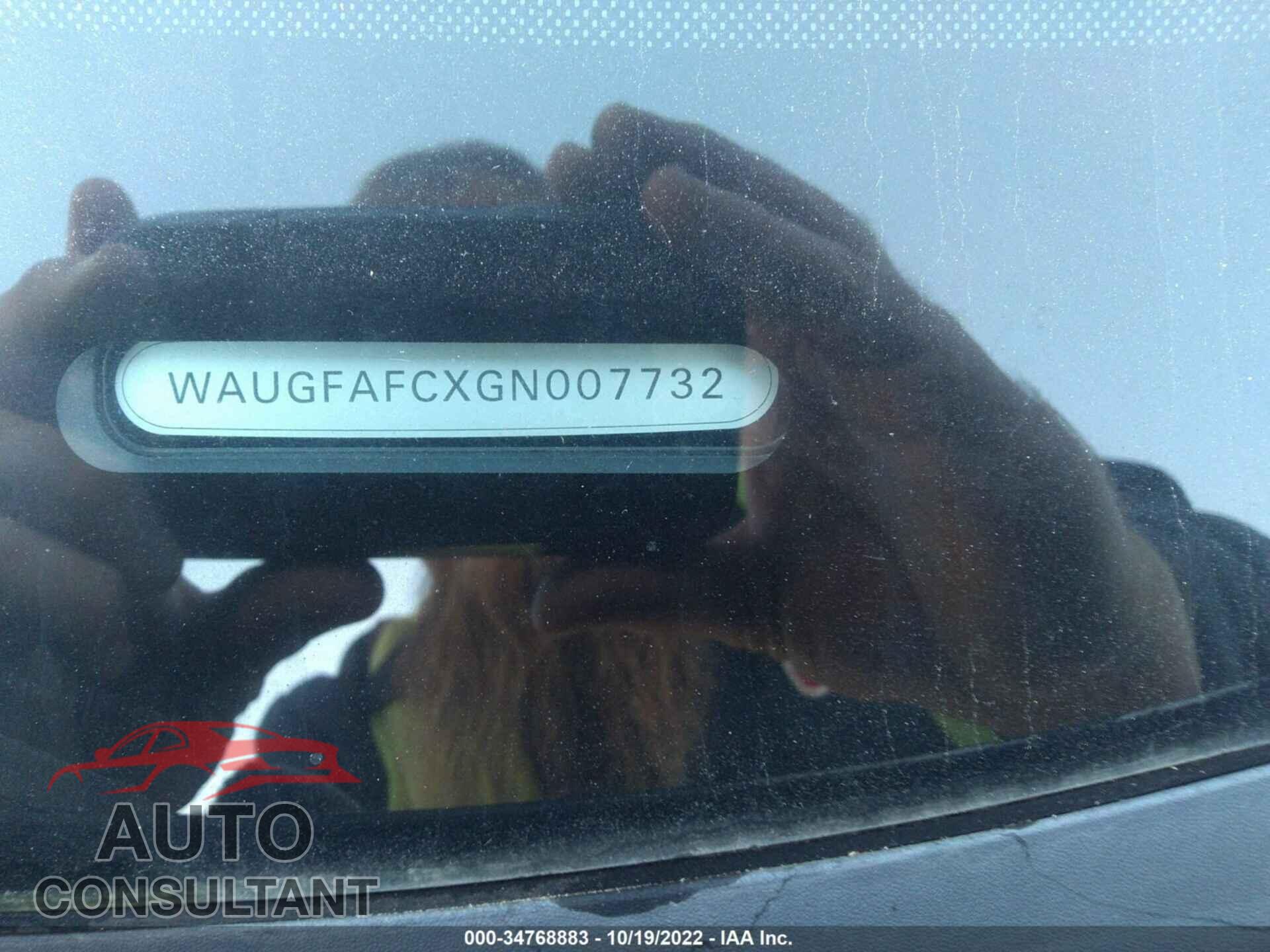 AUDI A6 2016 - WAUGFAFCXGN007732