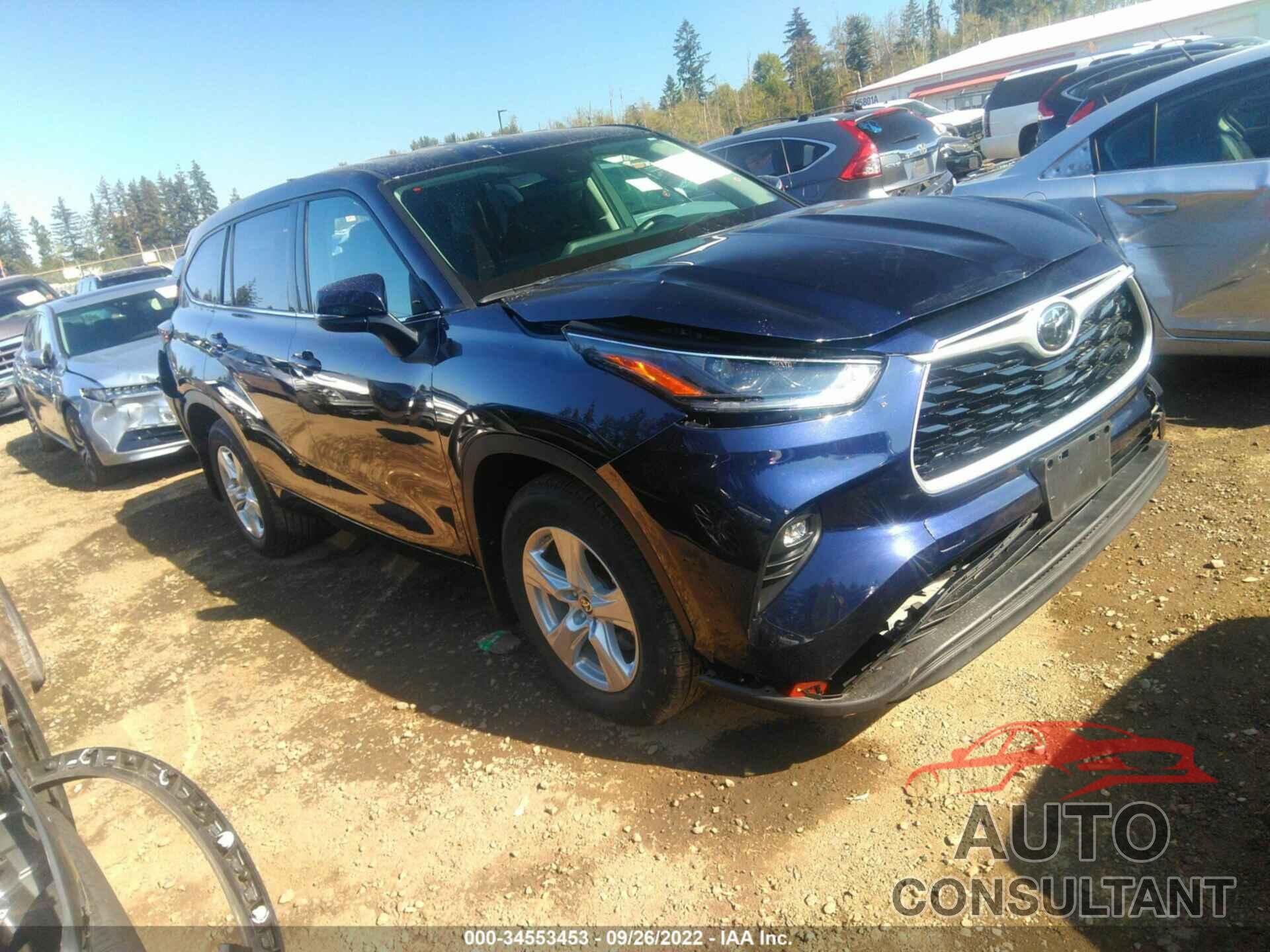 TOYOTA HIGHLANDER 2021 - 5TDBZRBH4MS529265