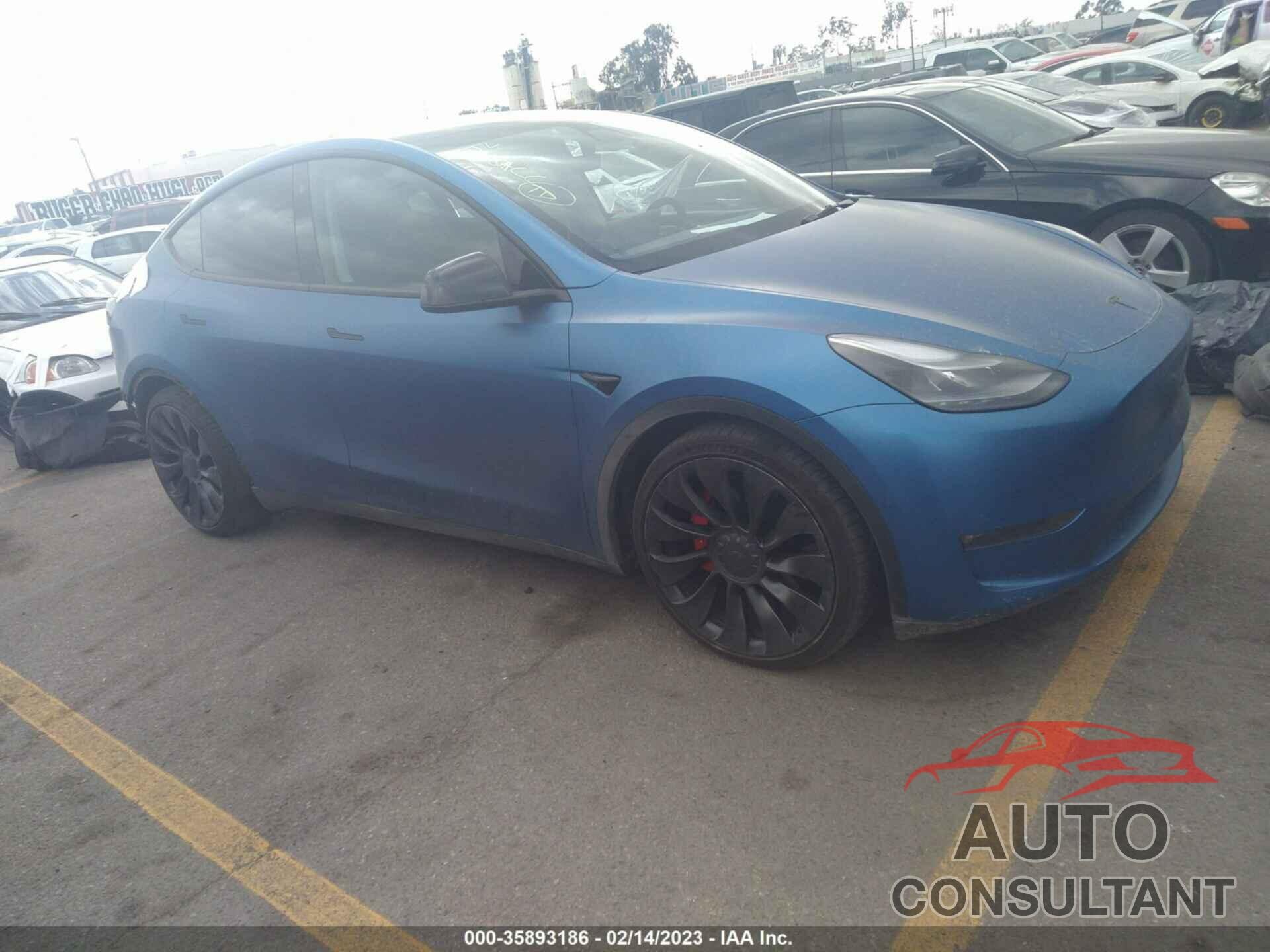 TESLA MODEL Y 2022 - 7SAYGDEF5NF346477