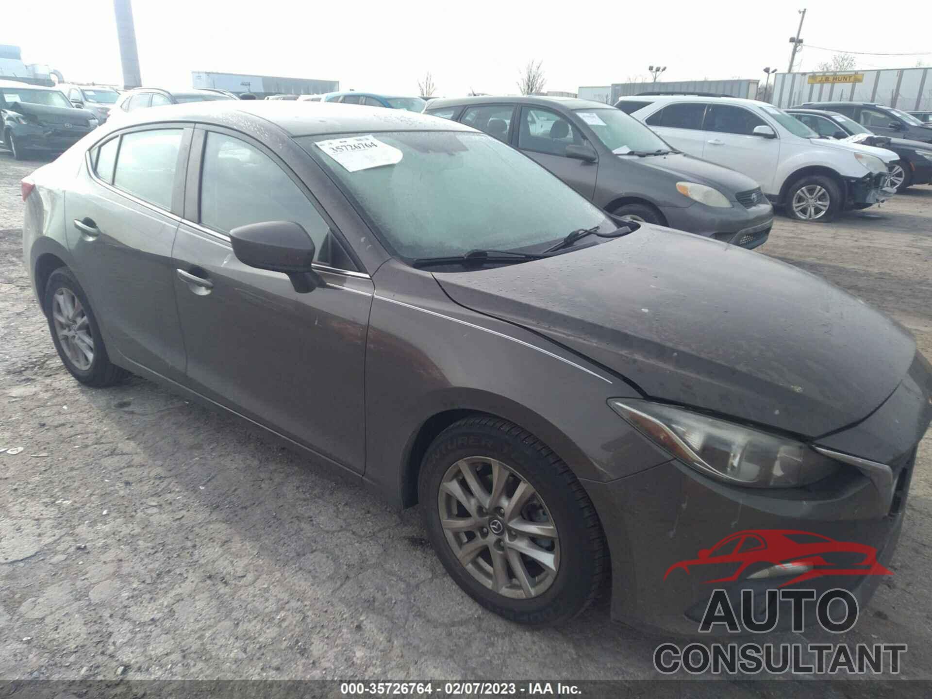 MAZDA MAZDA3 2016 - JM1BM1W7XG1290405