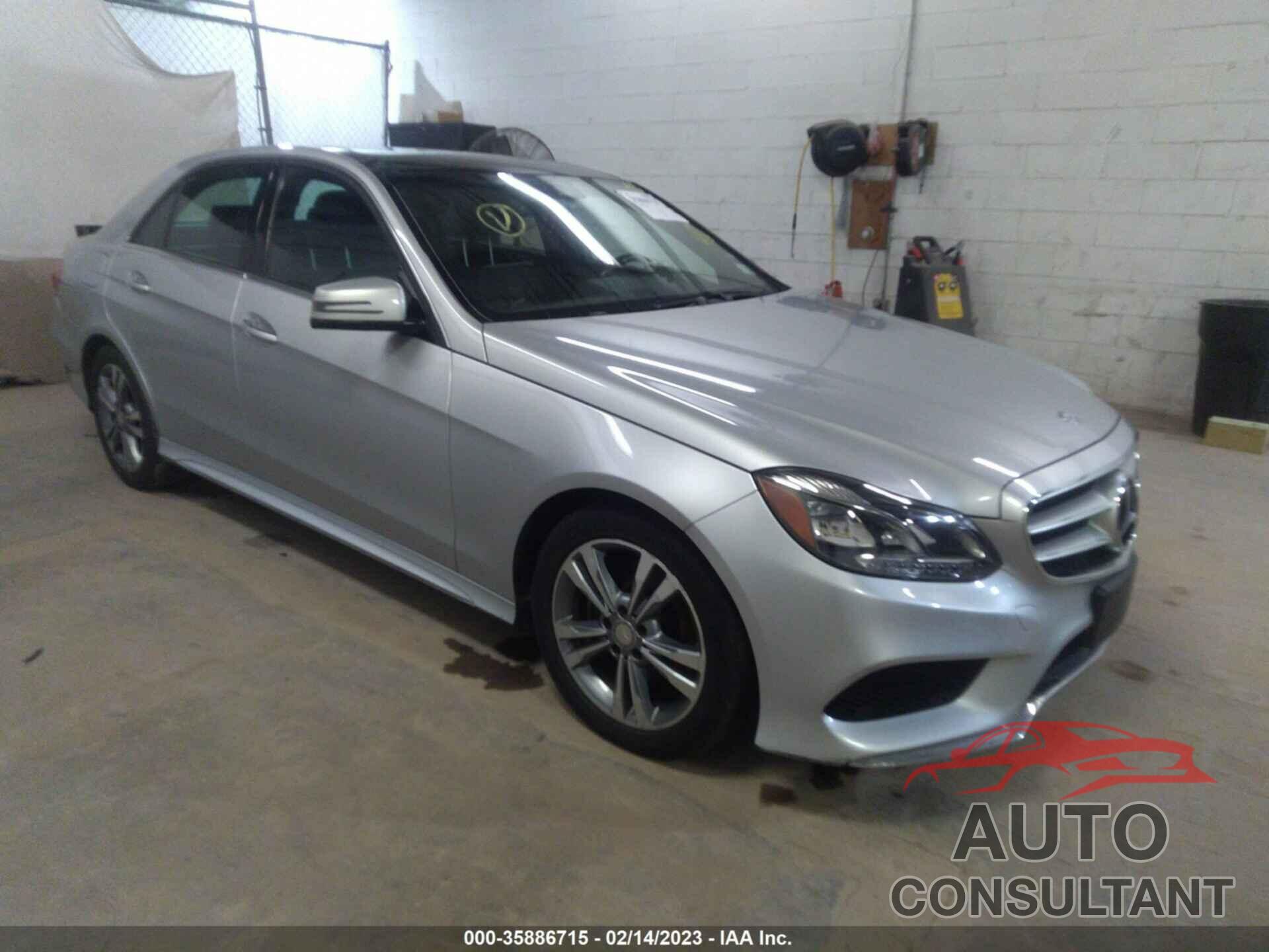 MERCEDES-BENZ E-CLASS 2016 - WDDHF8JB5GB222490