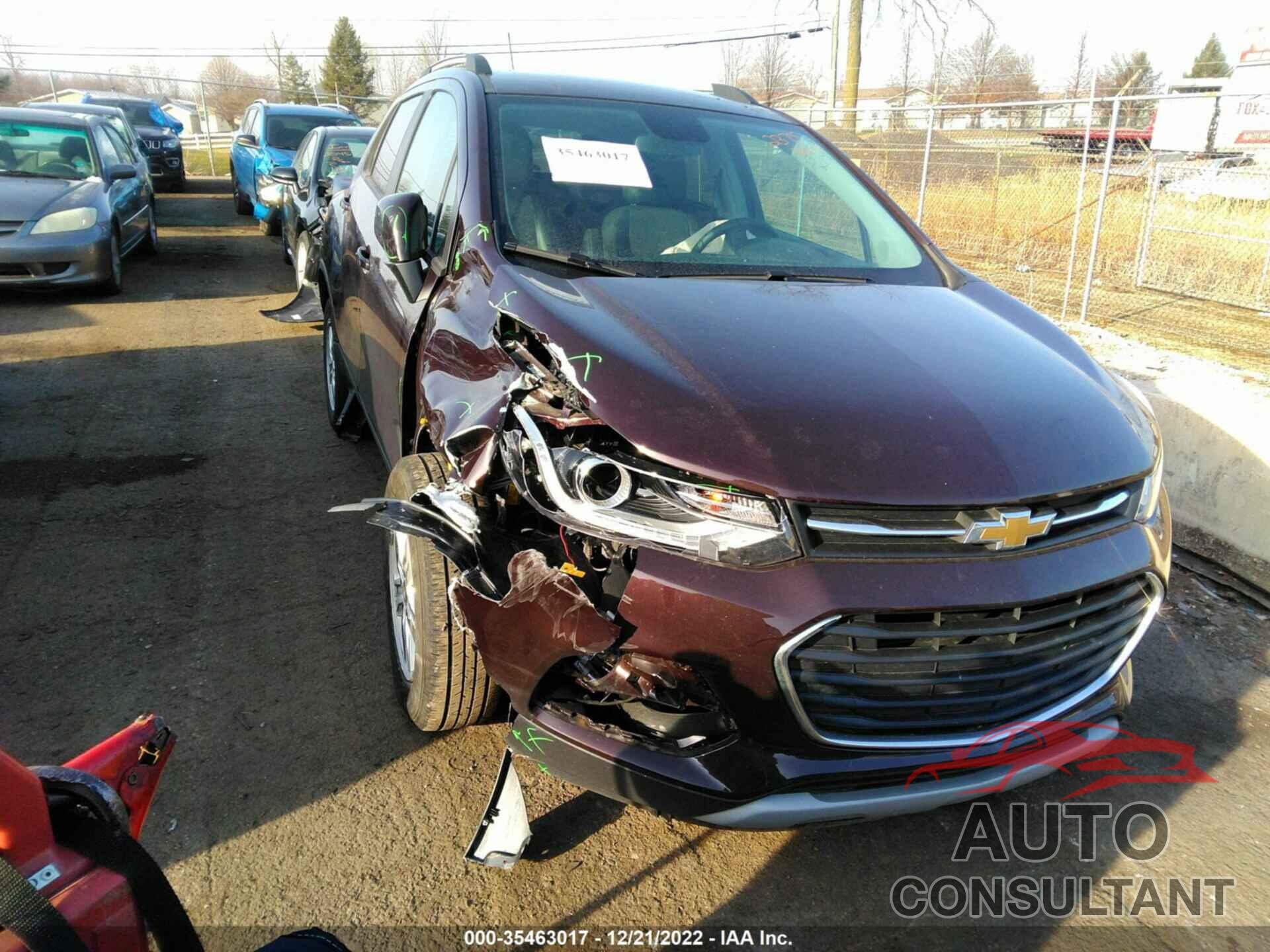 CHEVROLET TRAX 2021 - KL7CJLSB0MB332375