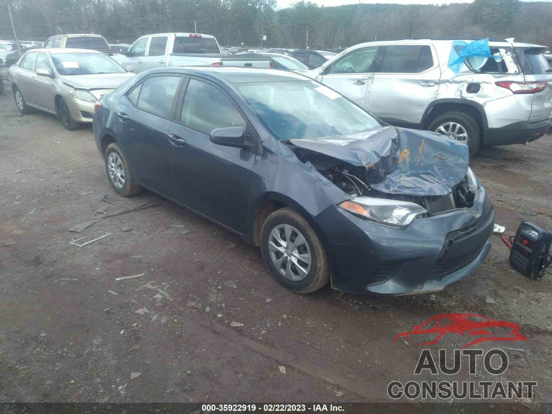 TOYOTA COROLLA 2016 - 5YFBURHE7GP471791