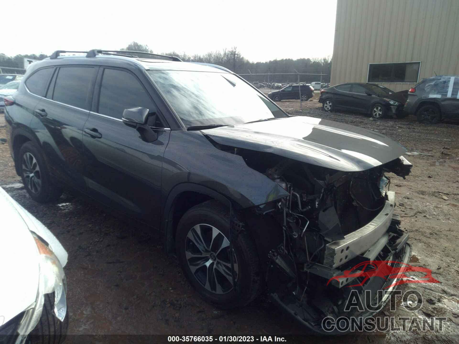 TOYOTA HIGHLANDER 2021 - 5TDGZRBH6MS061500