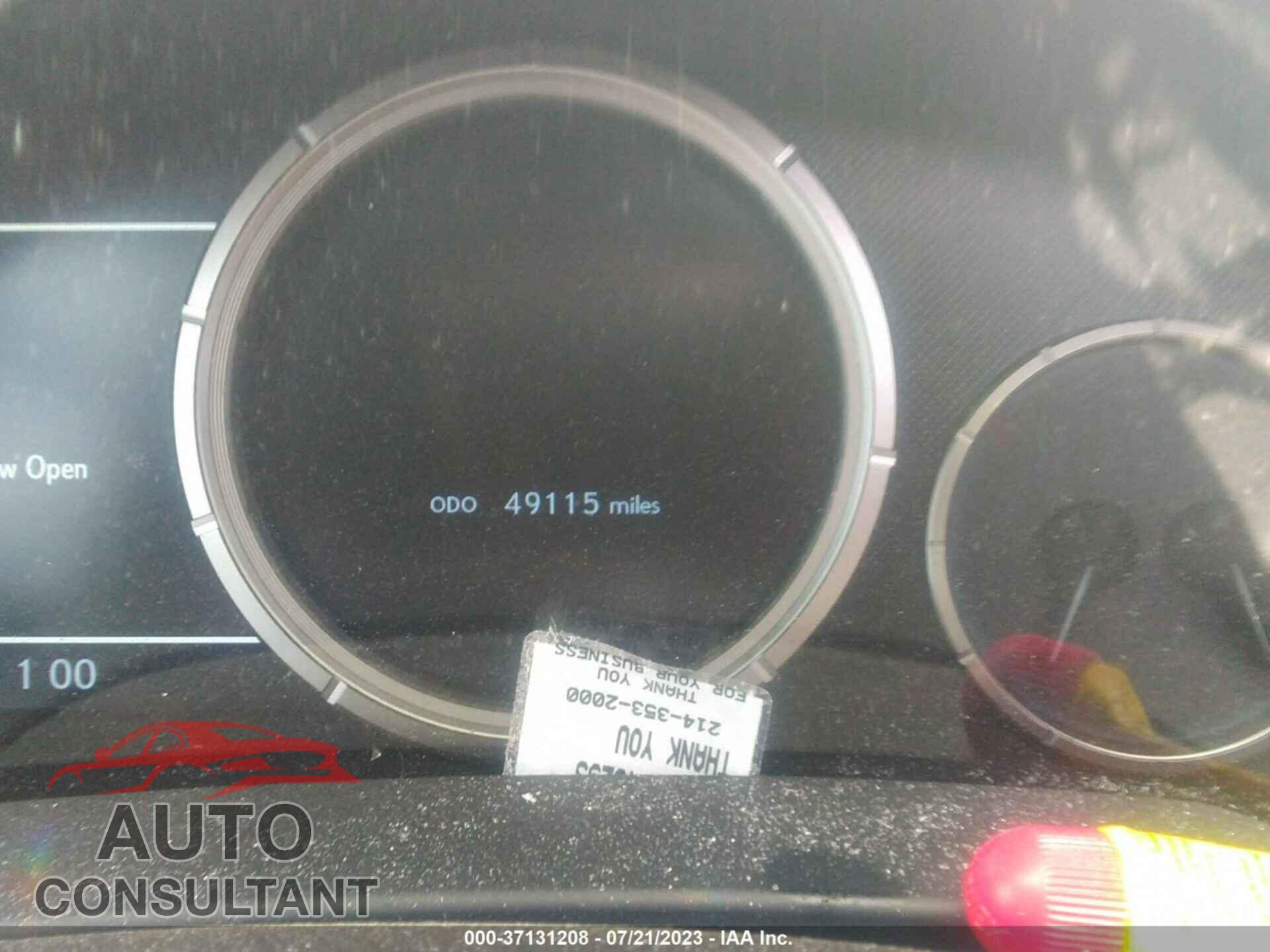 LEXUS RX 2017 - 2T2ZZMCA4HC041575