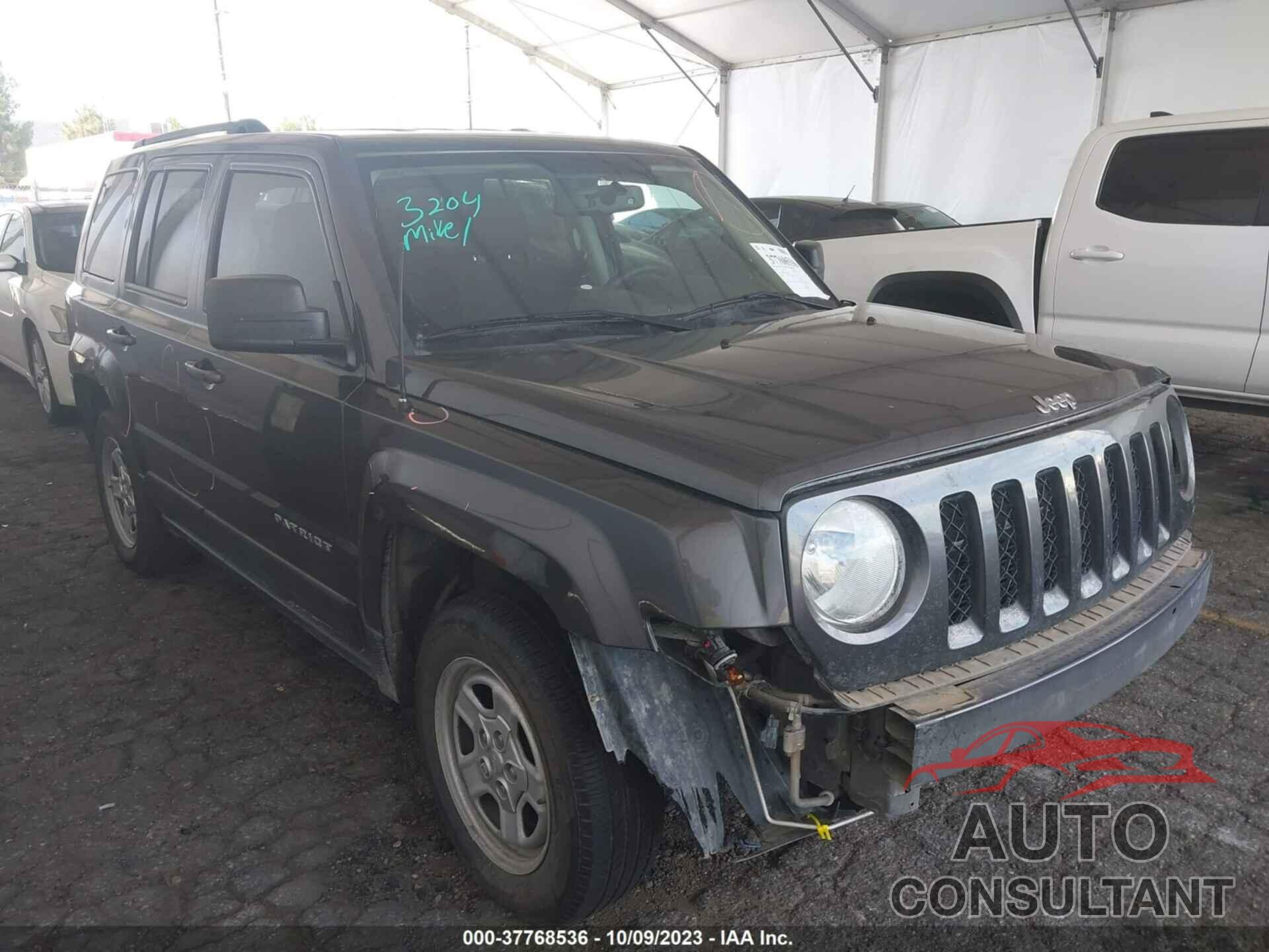 JEEP PATRIOT 2017 - 1C4NJRBB6HD194849