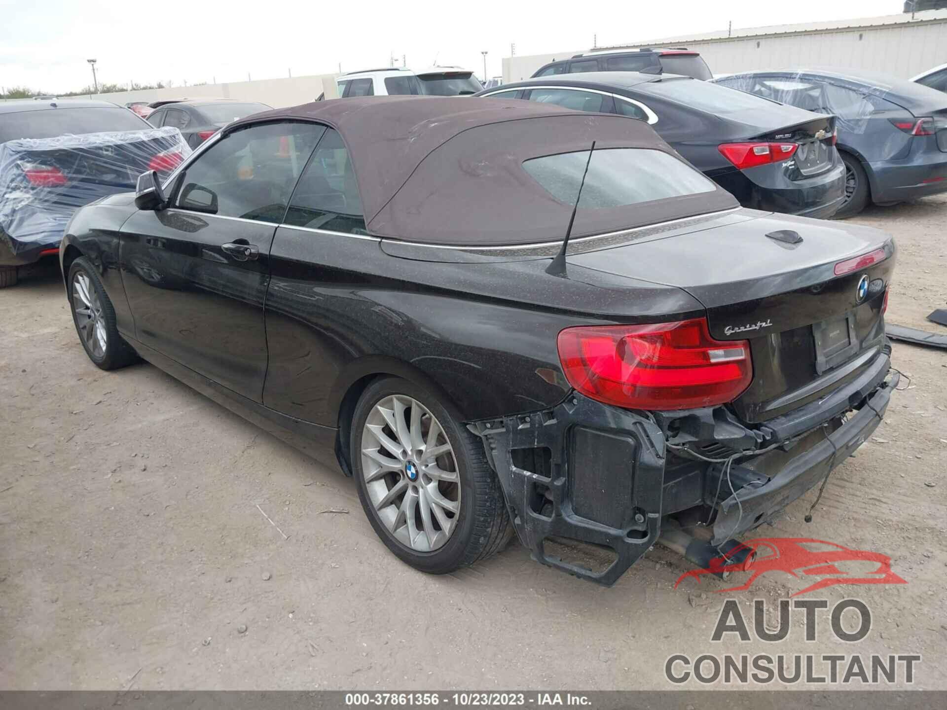 BMW 2 SERIES 2016 - WBA1K9C57GV710775