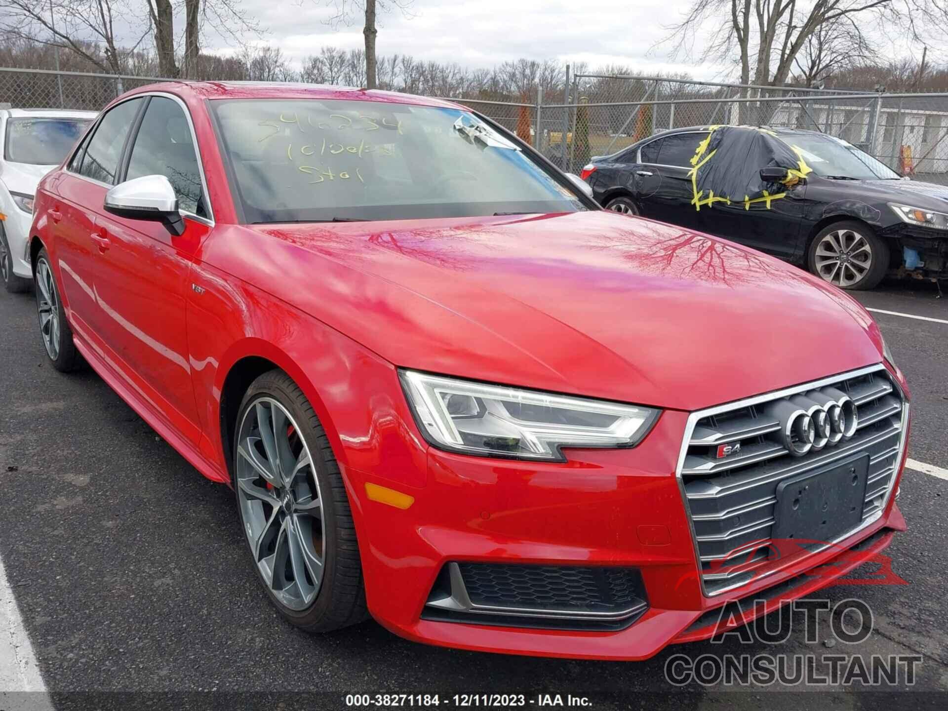 AUDI S4 2018 - WAUB4AF4XJA003171