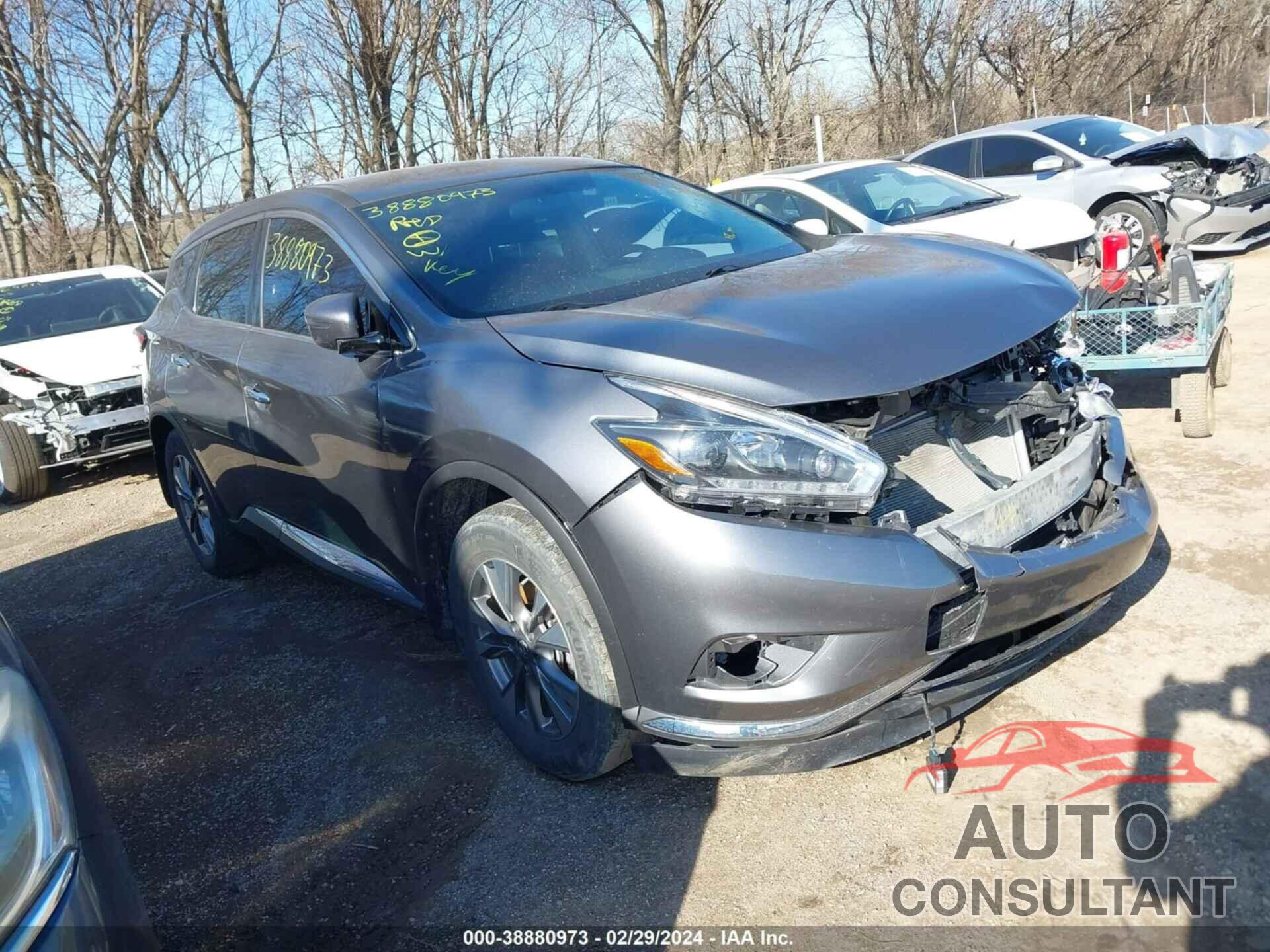 NISSAN MURANO 2018 - 5N1AZ2MH5JN124691