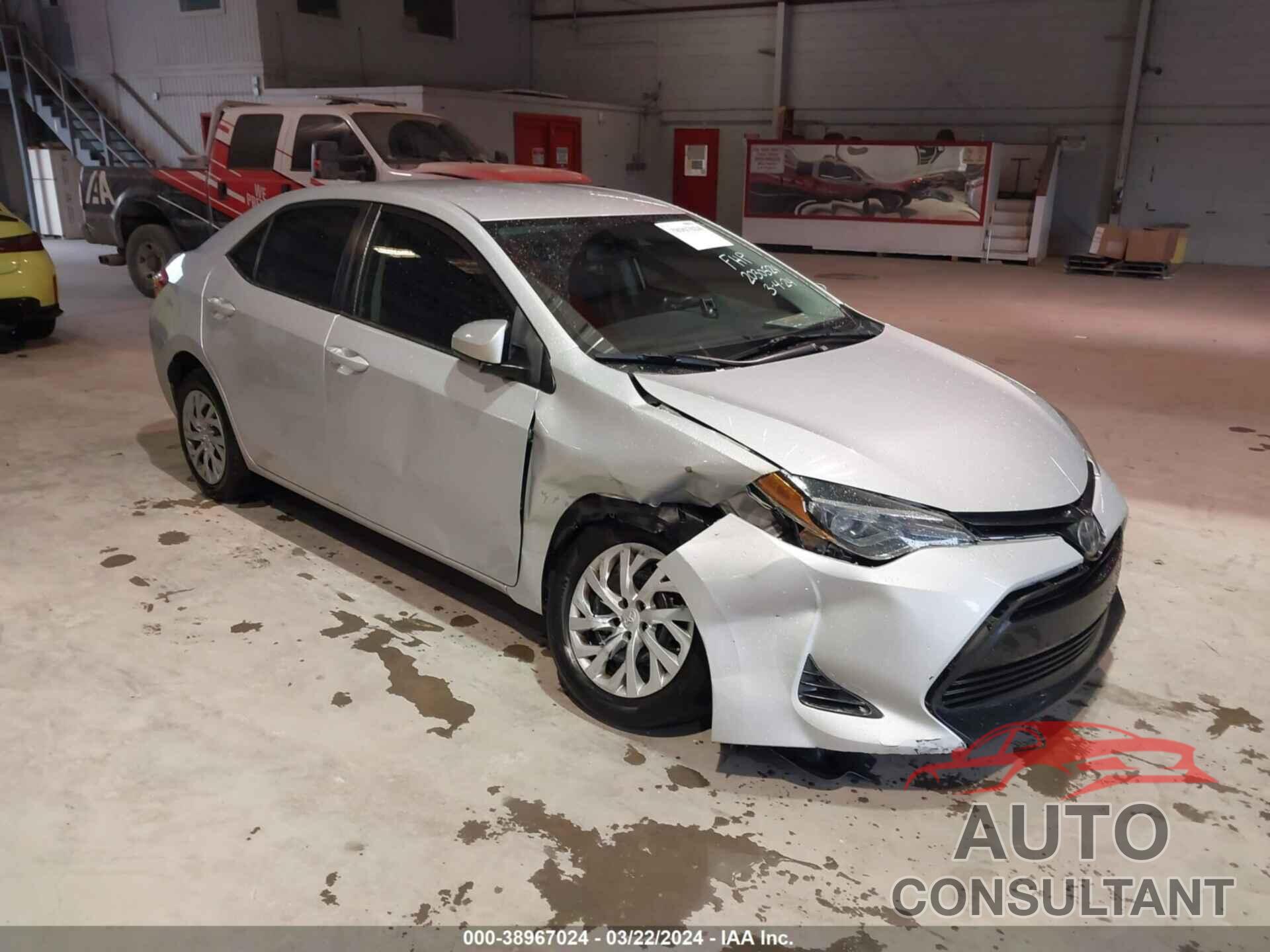 TOYOTA COROLLA 2019 - 2T1BURHEXKC196135