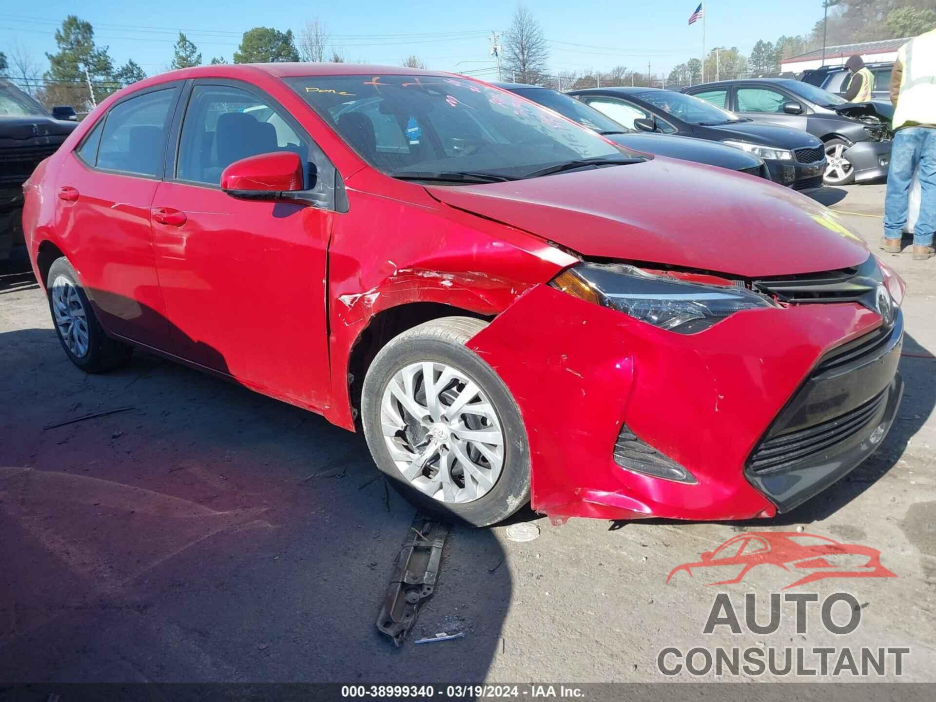 TOYOTA COROLLA 2019 - 5YFBURHE4KP902645